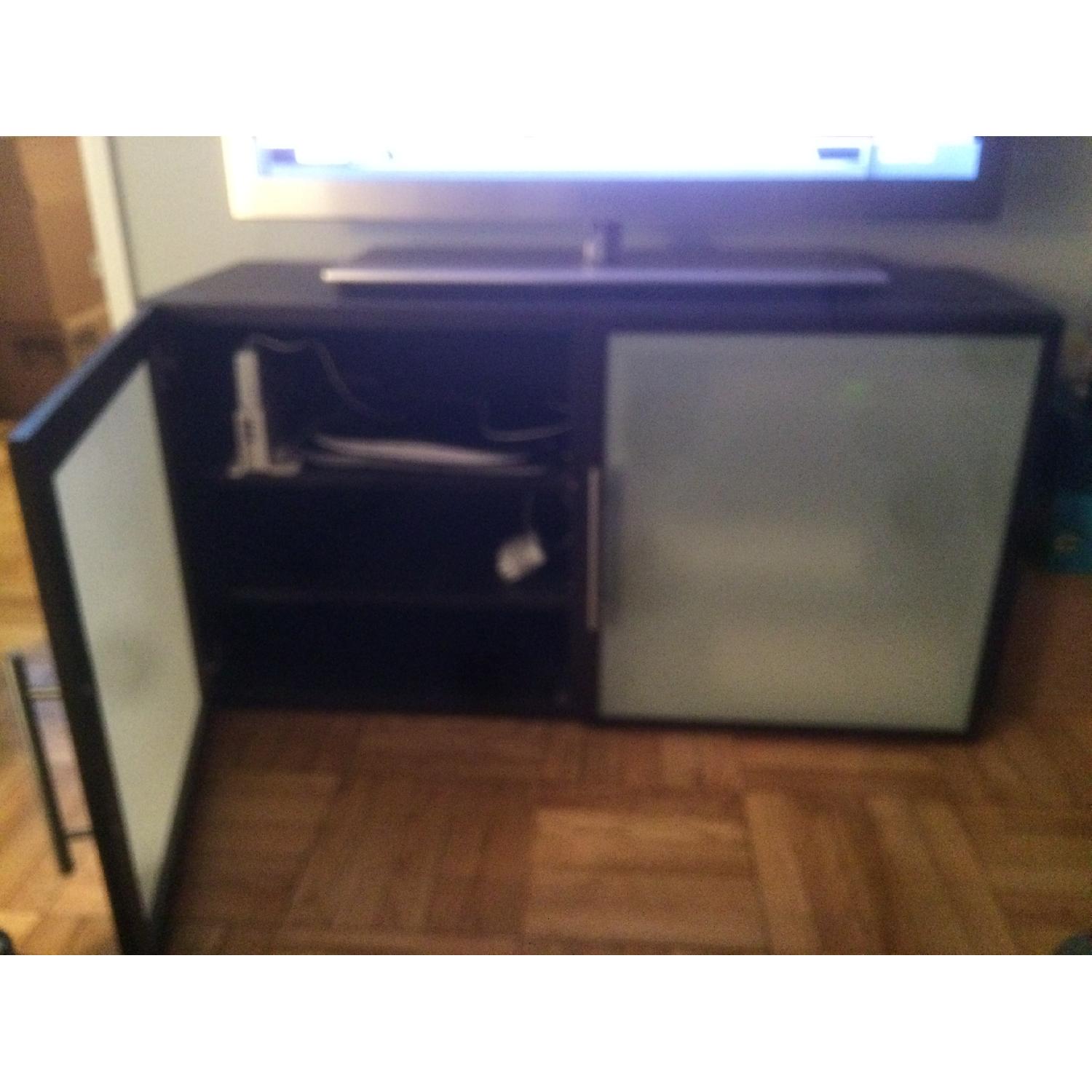 Ikea Frosted Glass Media Center - image-3