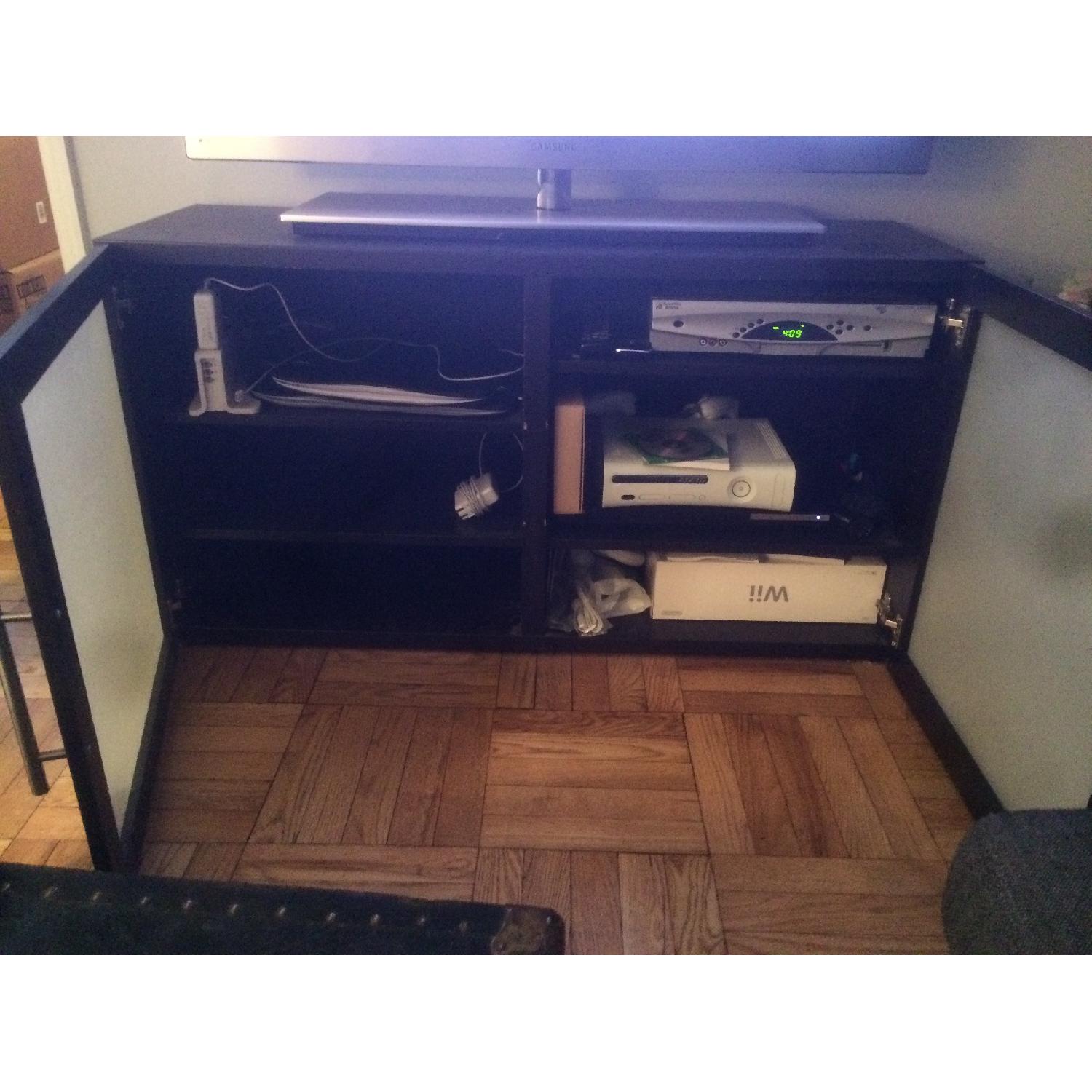 Ikea Frosted Glass Media Center - image-4