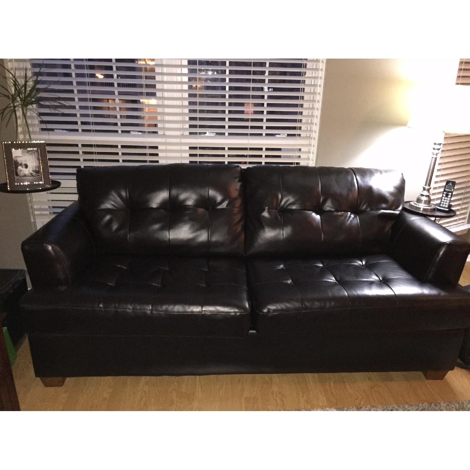 Ashley's Signature Design Collection Durablend Sofa + Chair - image-2