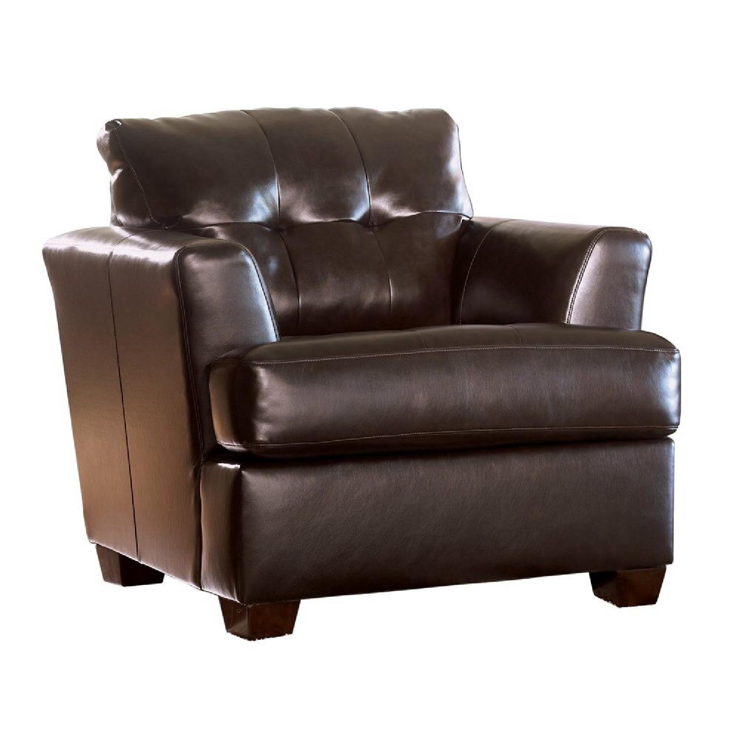 Ashley's Signature Design Collection Durablend Sofa + Chair - image-3