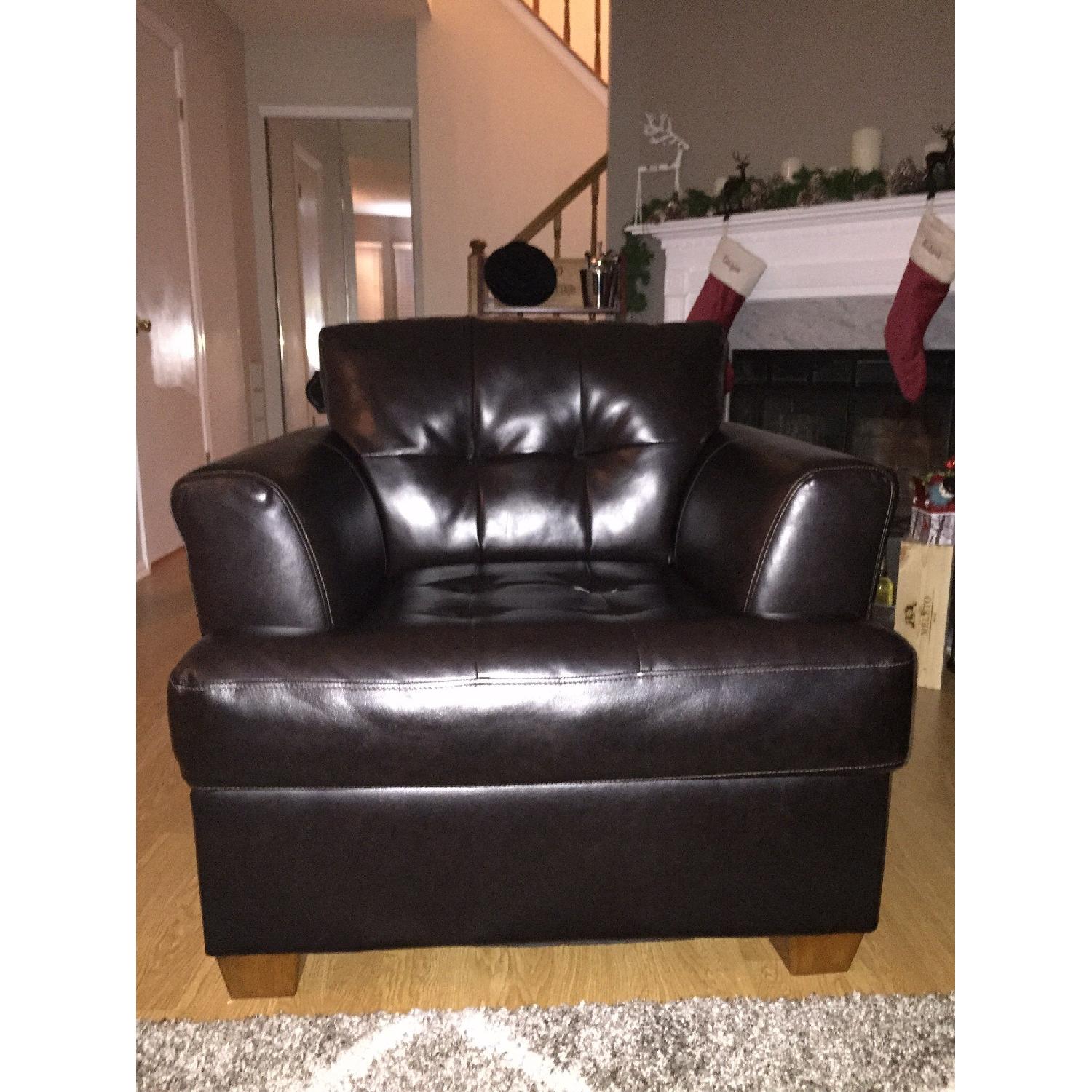 Ashley's Signature Design Collection Durablend Sofa + Chair - image-4