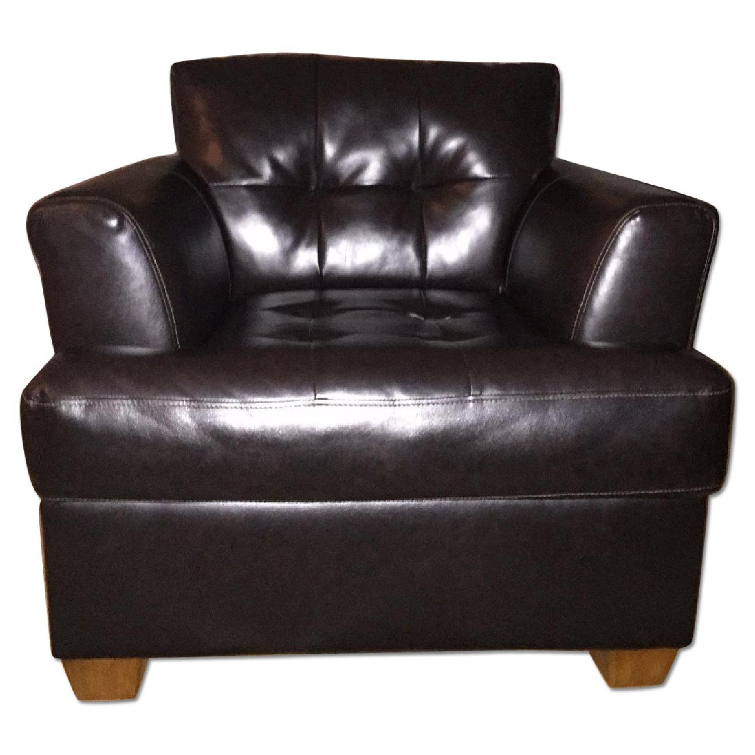 Ashley's Signature Design Collection Durablend Sofa + Chair - image-5