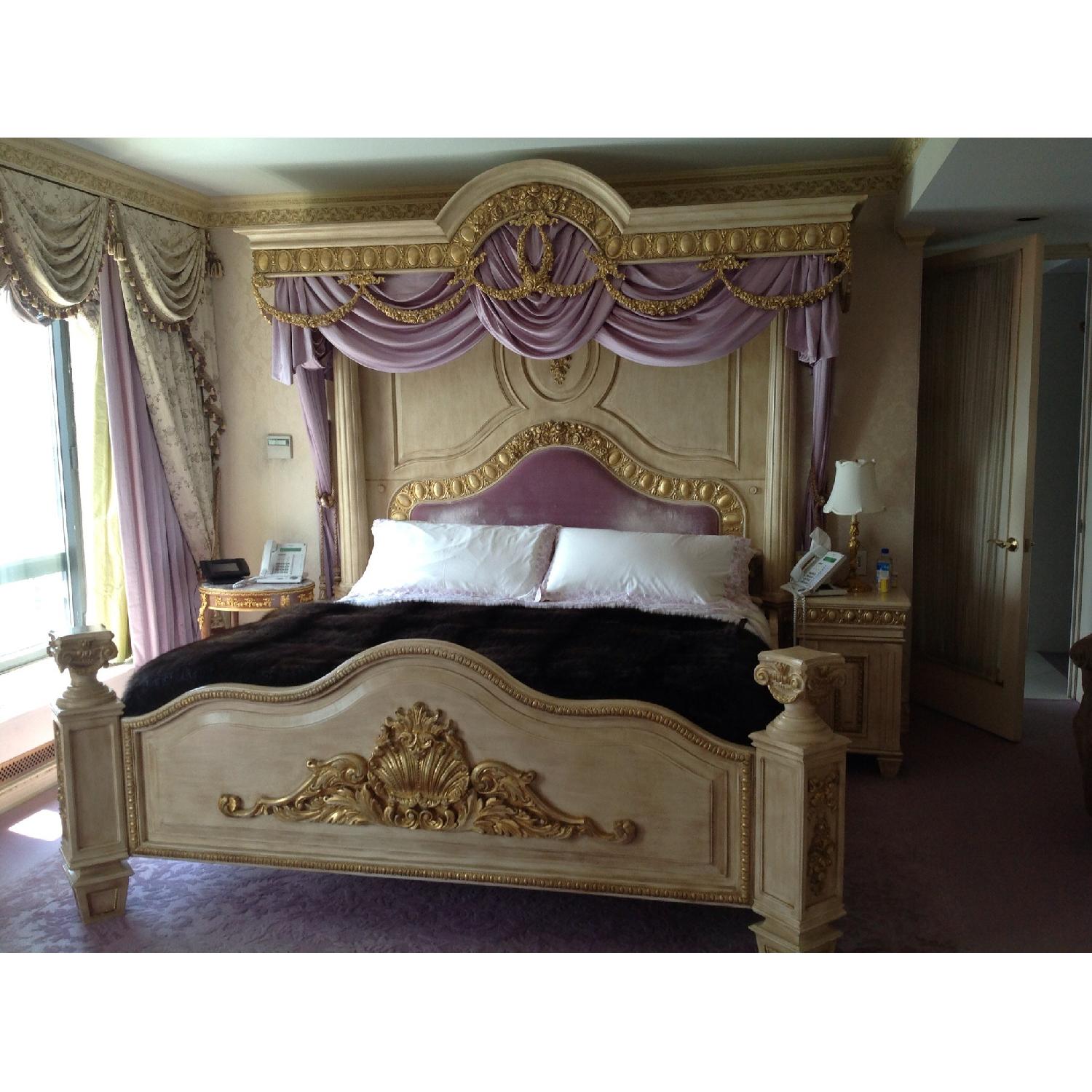 Retired Phyllis Morris DeMedici King Bed with Lights - image-6