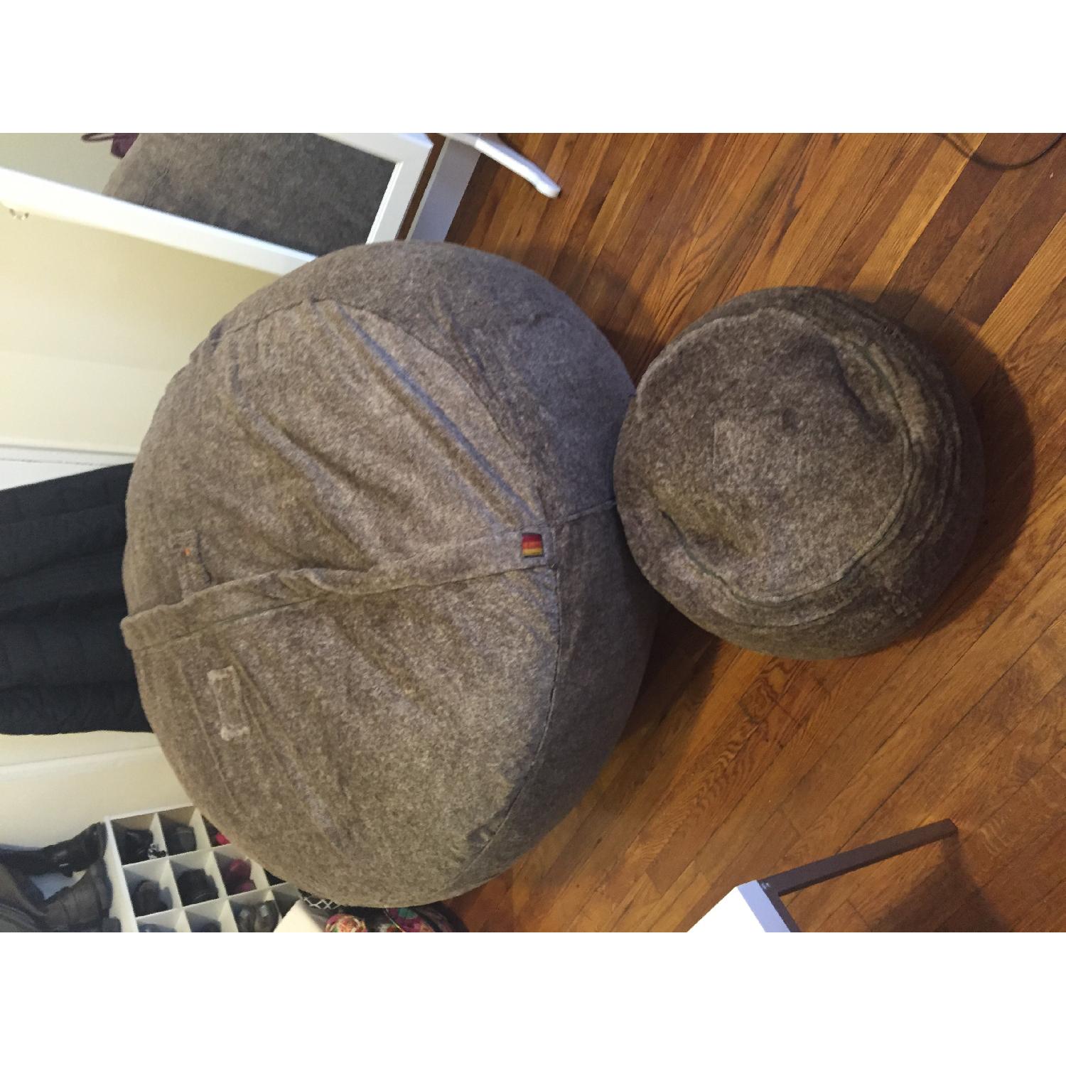 LoveSac Bean Chair & Ottoman - image-2
