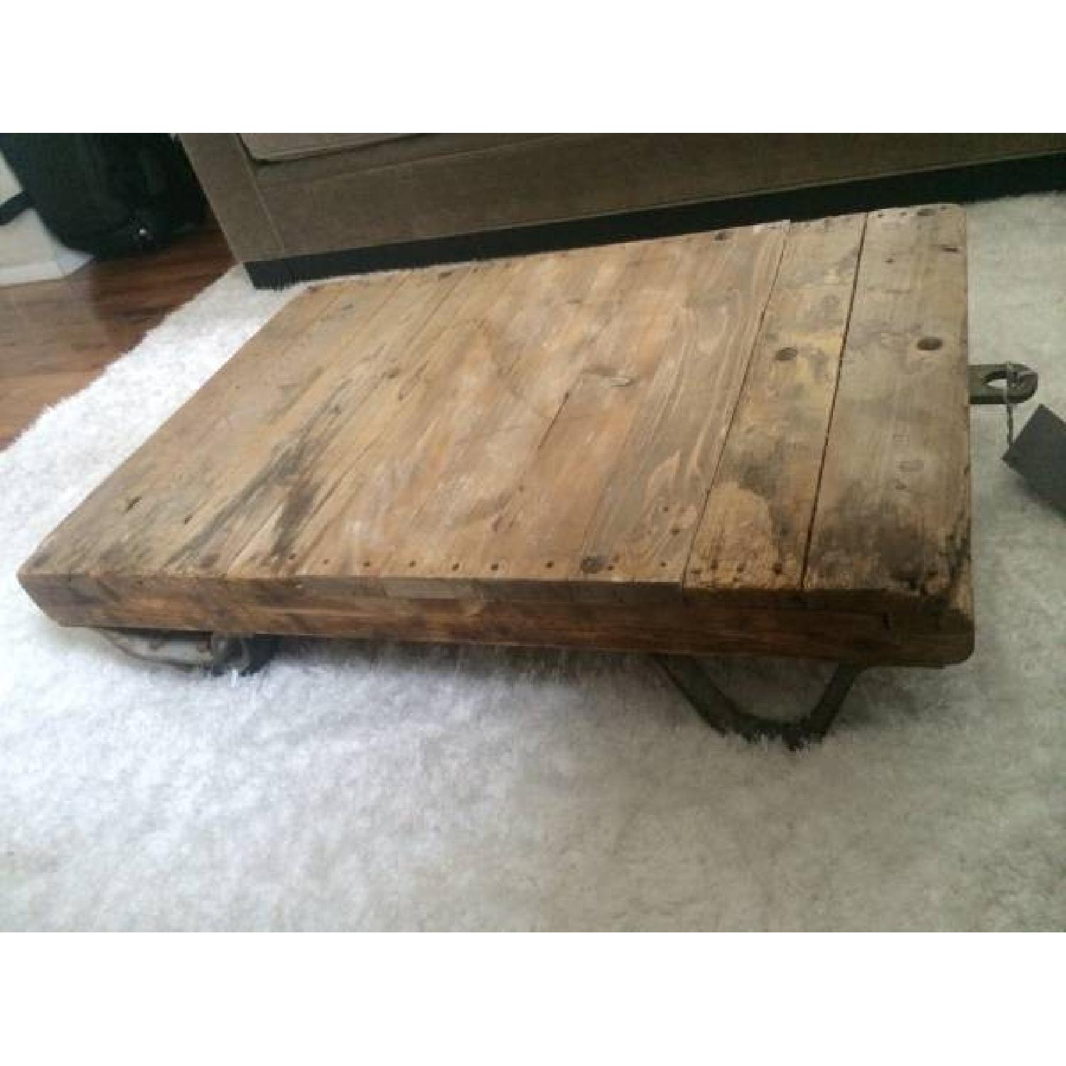 Van Thiel & Co Industrial Cart Coffee Table - image-5