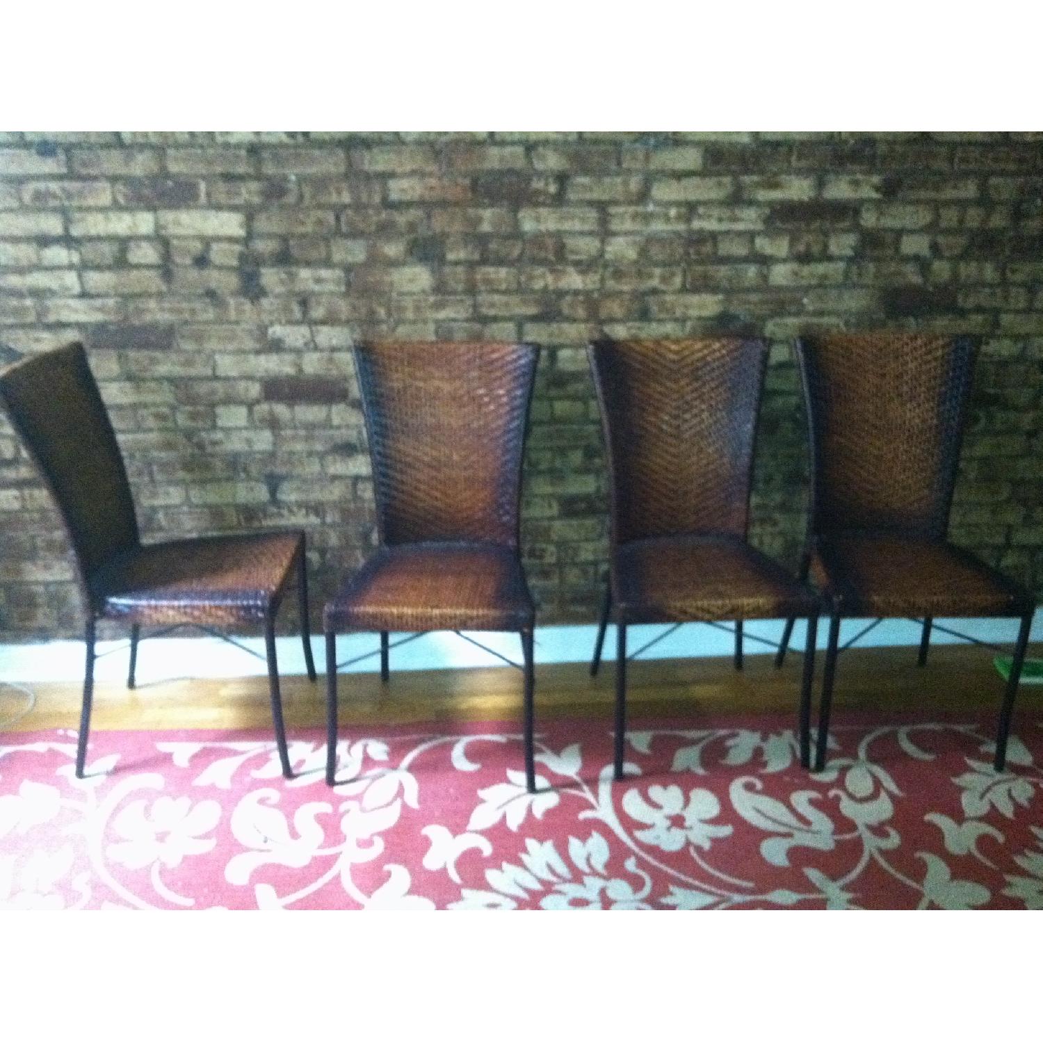 Macy's Braided Wood Table Chairs - Set of 4 - image-2
