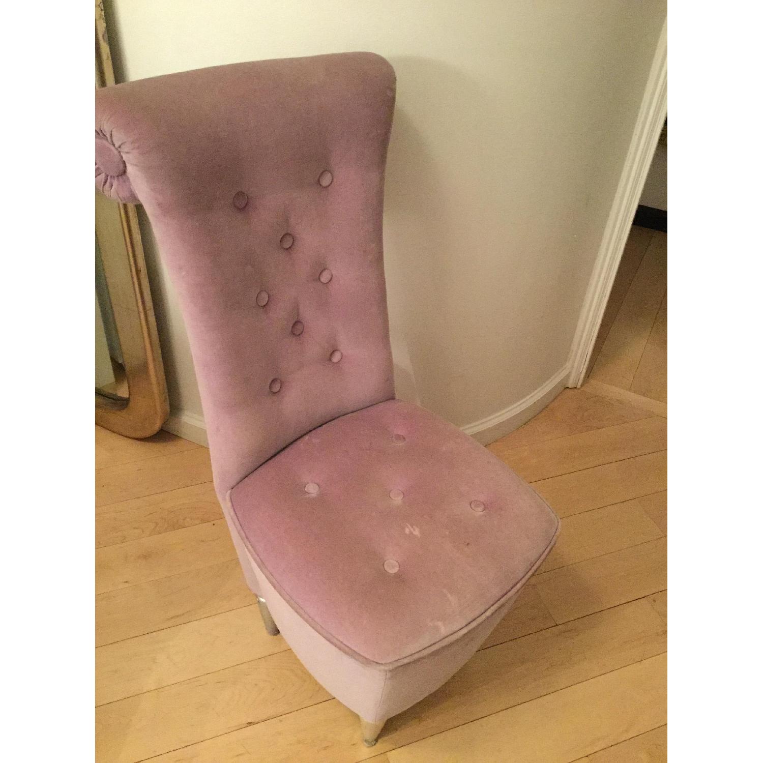 Lee's Art Store Tall Velvet Chair - image-3
