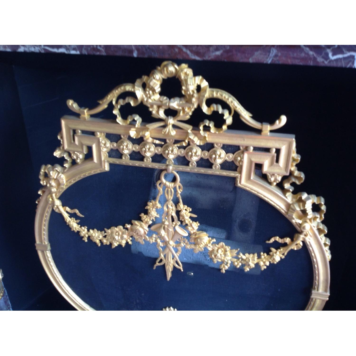 Antique French Firescreen and Andirons - image-2