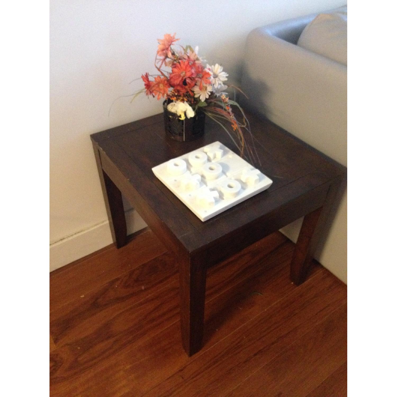 Solid Wood End Tables - Set of 2 - image-1
