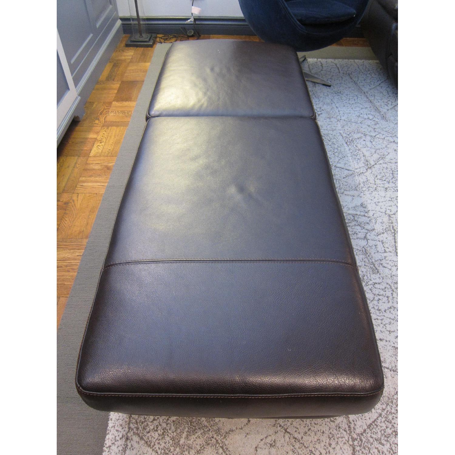 Bloomingdales Chateau d'Ax Leather Sectional & Ottoman - image-5