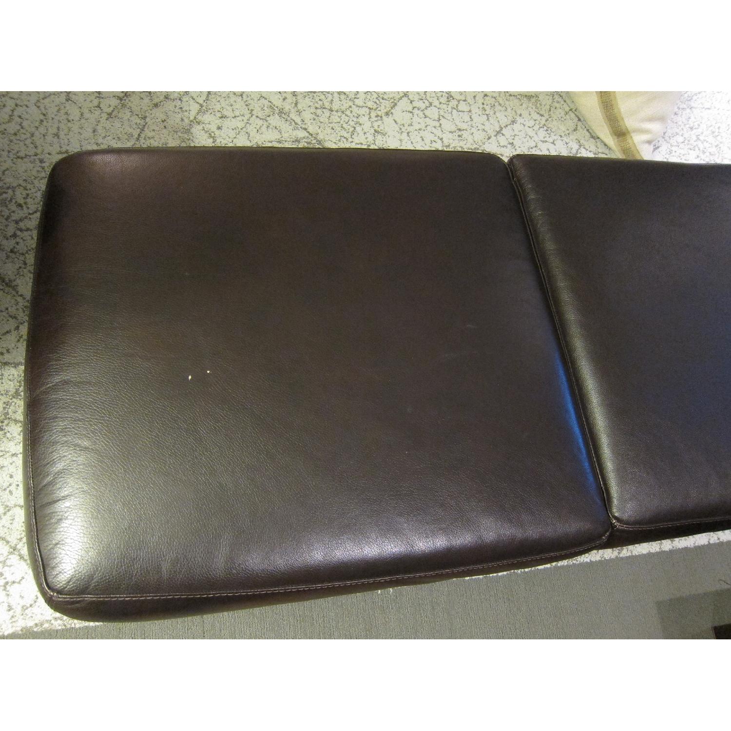 Bloomingdales Chateau d'Ax Leather Sectional & Ottoman - image-7