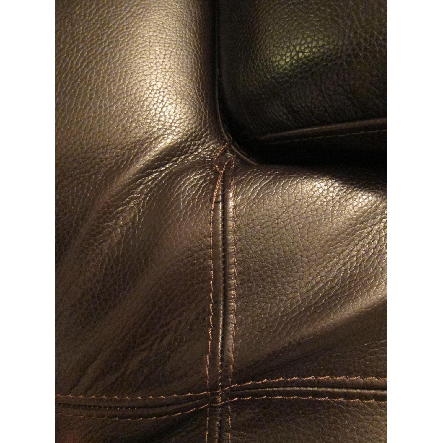 Bloomingdales Chateau d'Ax Leather Sectional & Ottoman - image-8