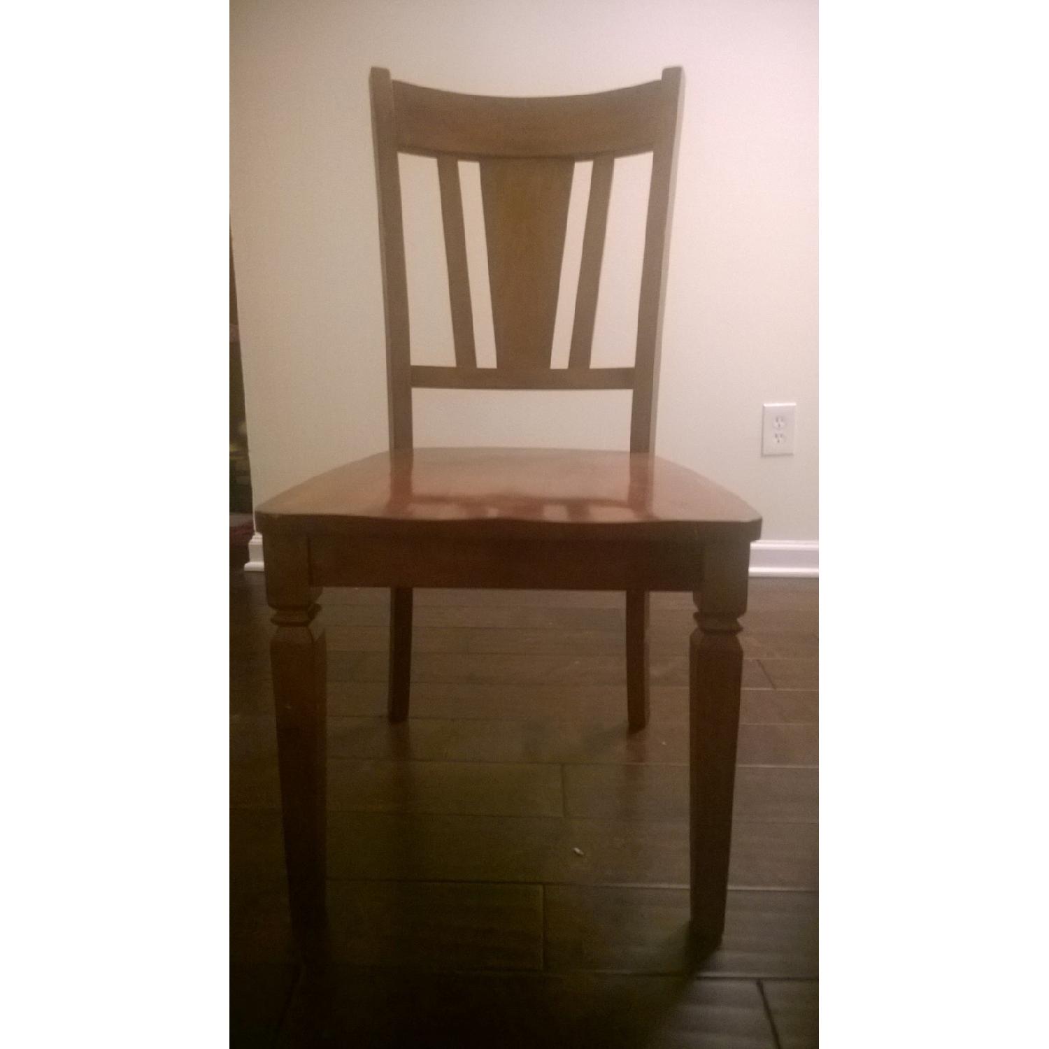 Wooden Dining Chairs with Carved Front Legs - image-1