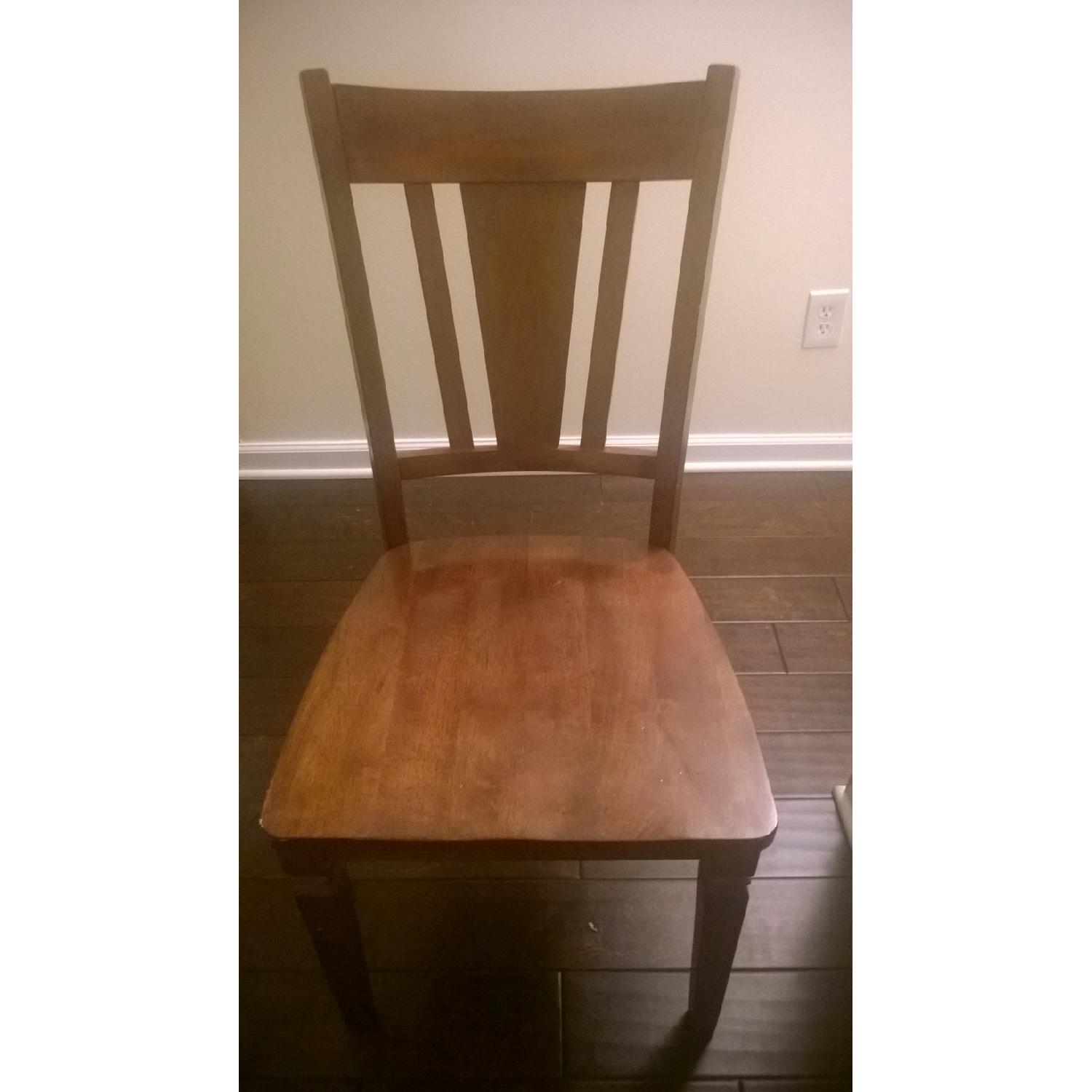 Wooden Dining Chairs with Carved Front Legs - image-2