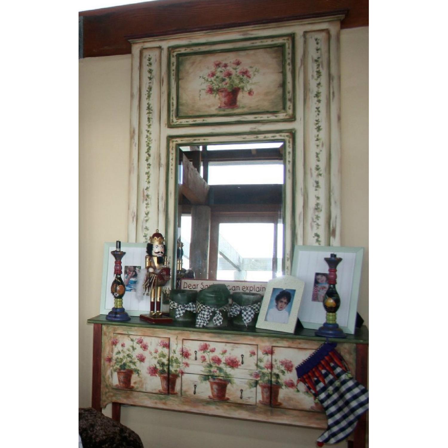 Habersham Signed Sideboard & Mirror - image-1