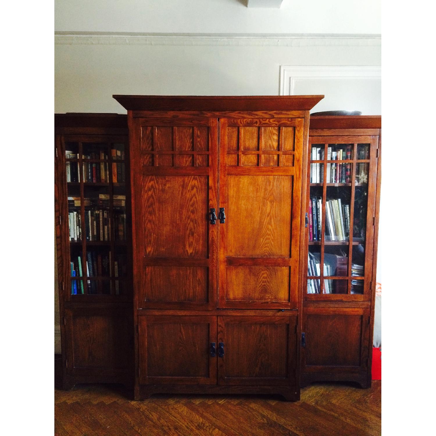 Macy's Custom Made Mission Style Media Center - image-1