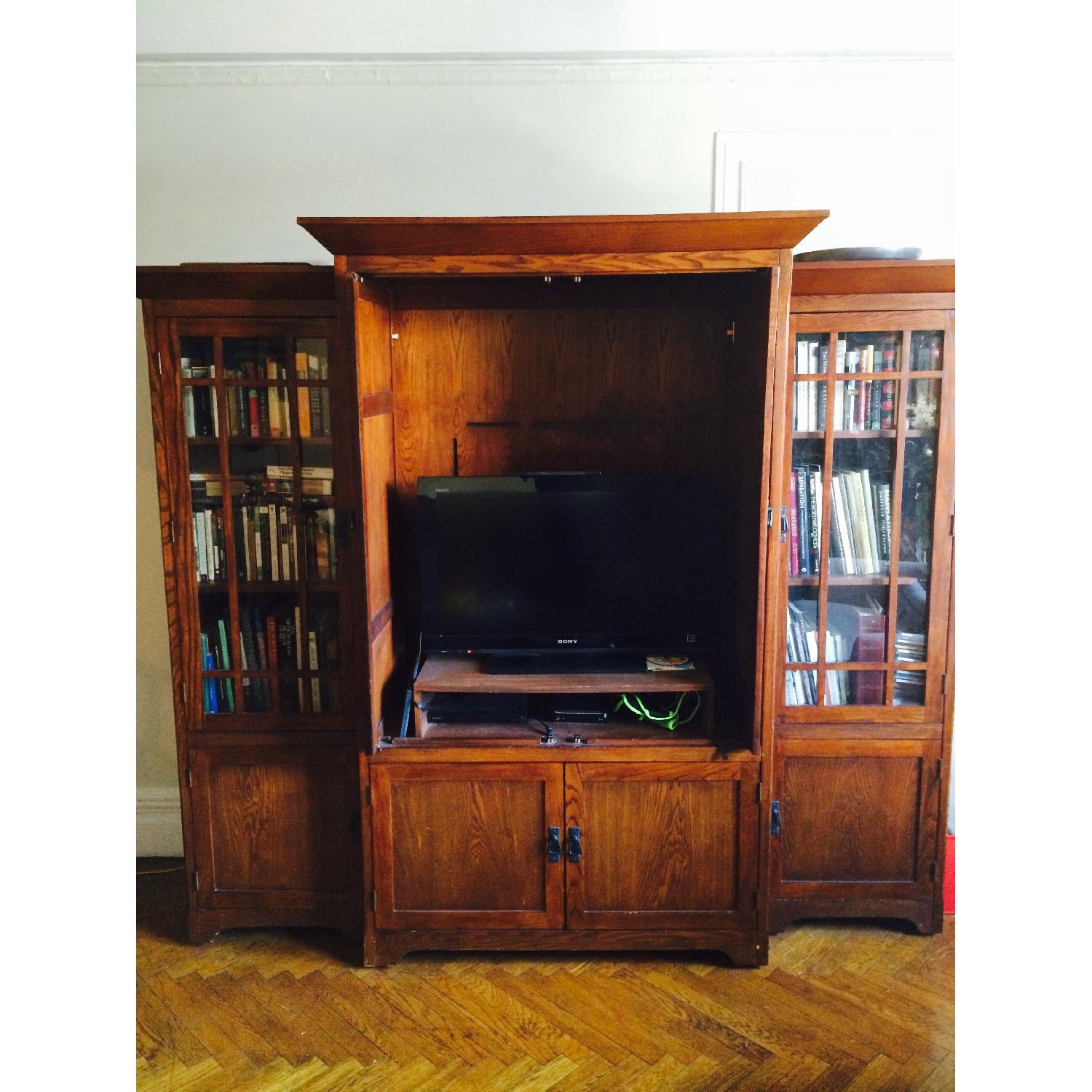 Macy's Custom Made Mission Style Media Center - image-2