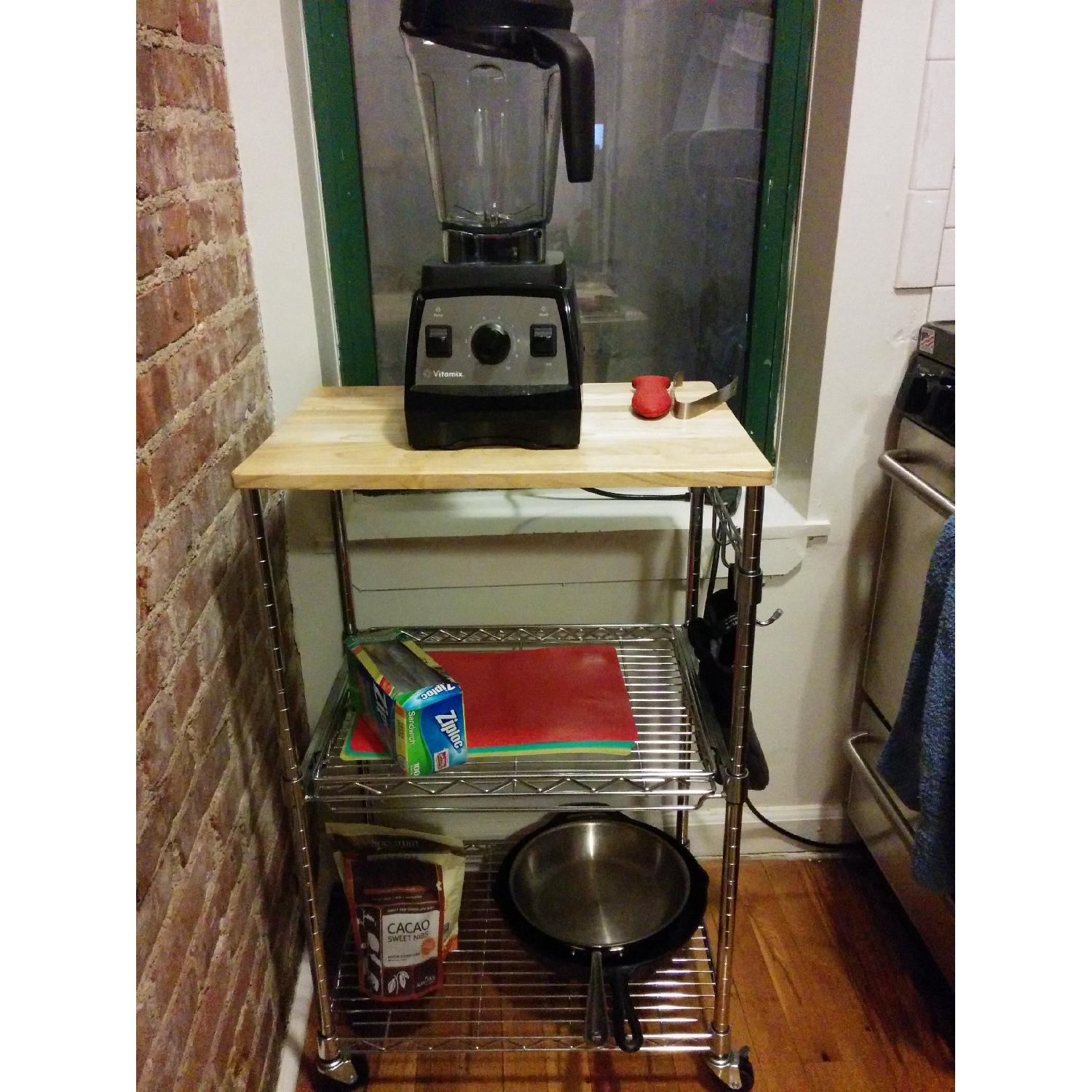 Whitmor Supreme Microwave Cart - image-1