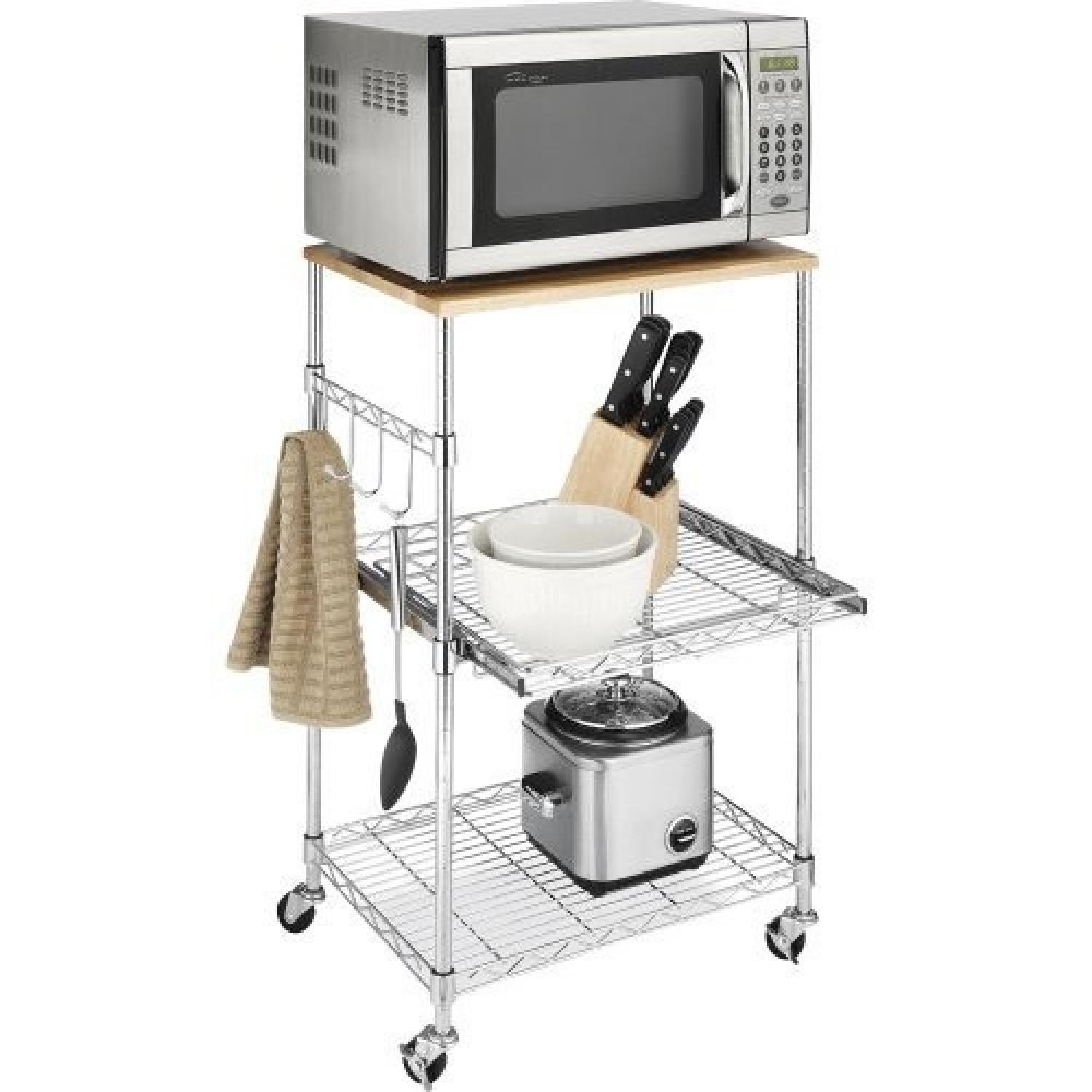 Whitmor Supreme Microwave Cart - image-2