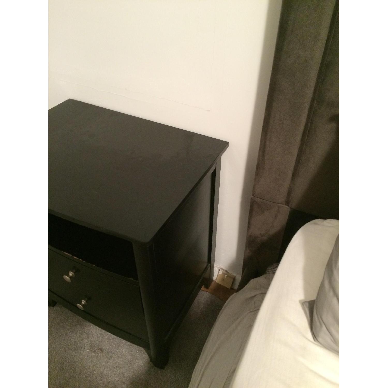 Bob's Furniture Black Nightstand - image-3