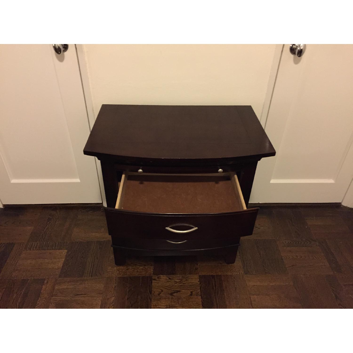 Pottery Barn Mahogany Bedside Table - Set of 2 - image-6