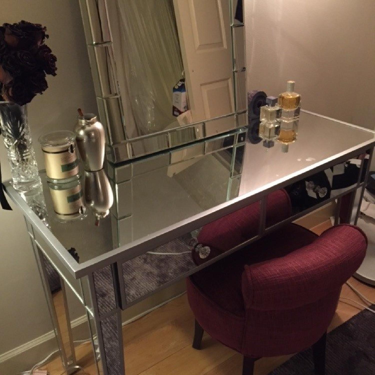 Mirrored Vanity or Console Table - image-2