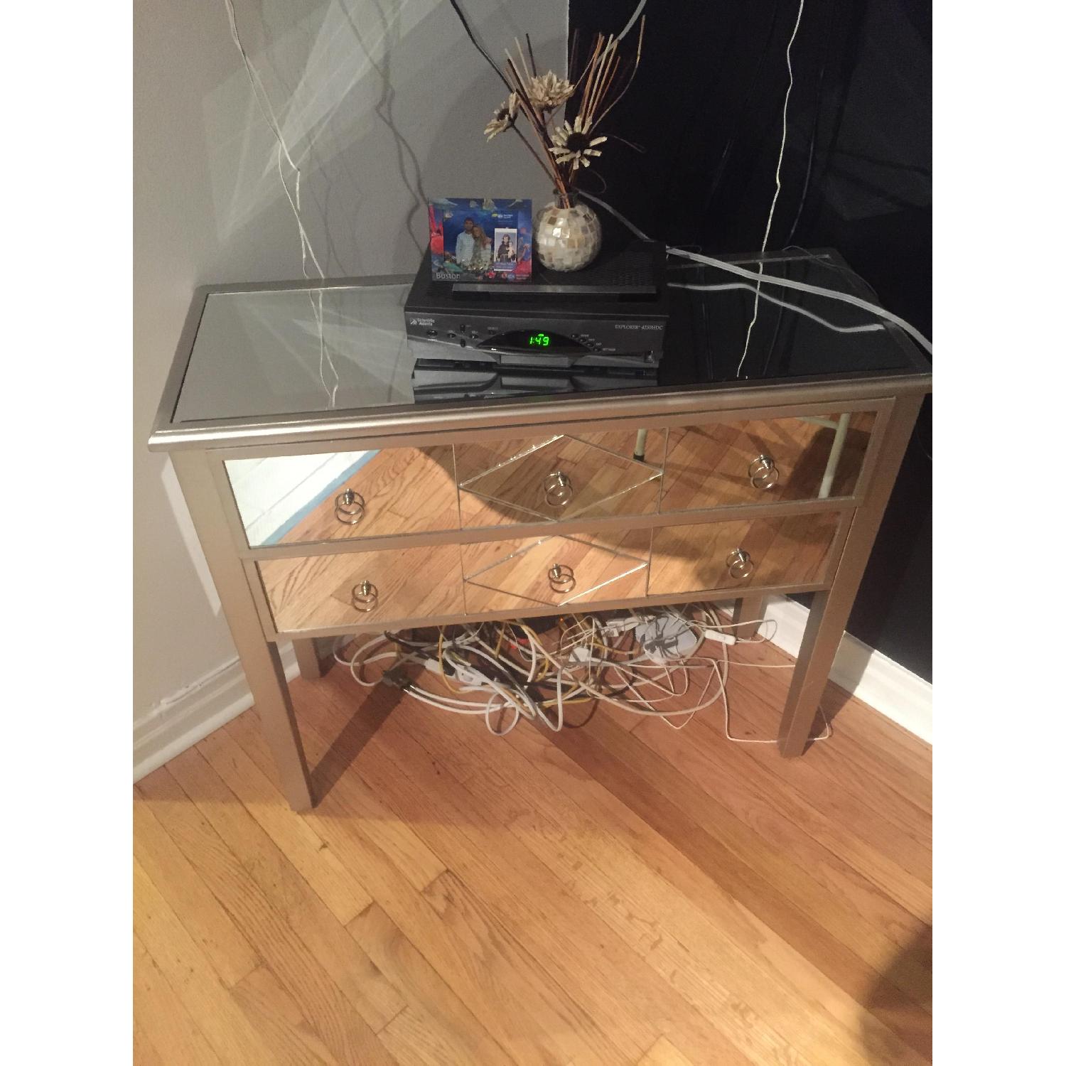 Home Goods Mirrored Small Chest - image-4