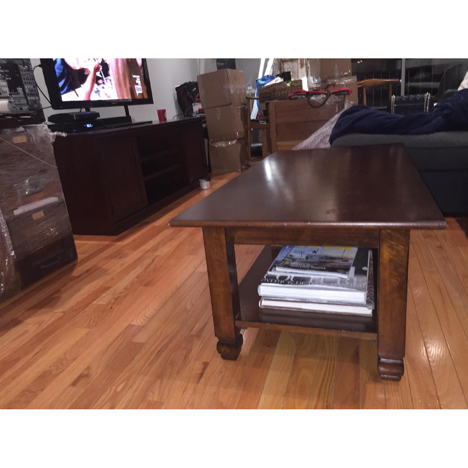 Pottery Barn Cheswick Coffee Table in Espresso - image-2