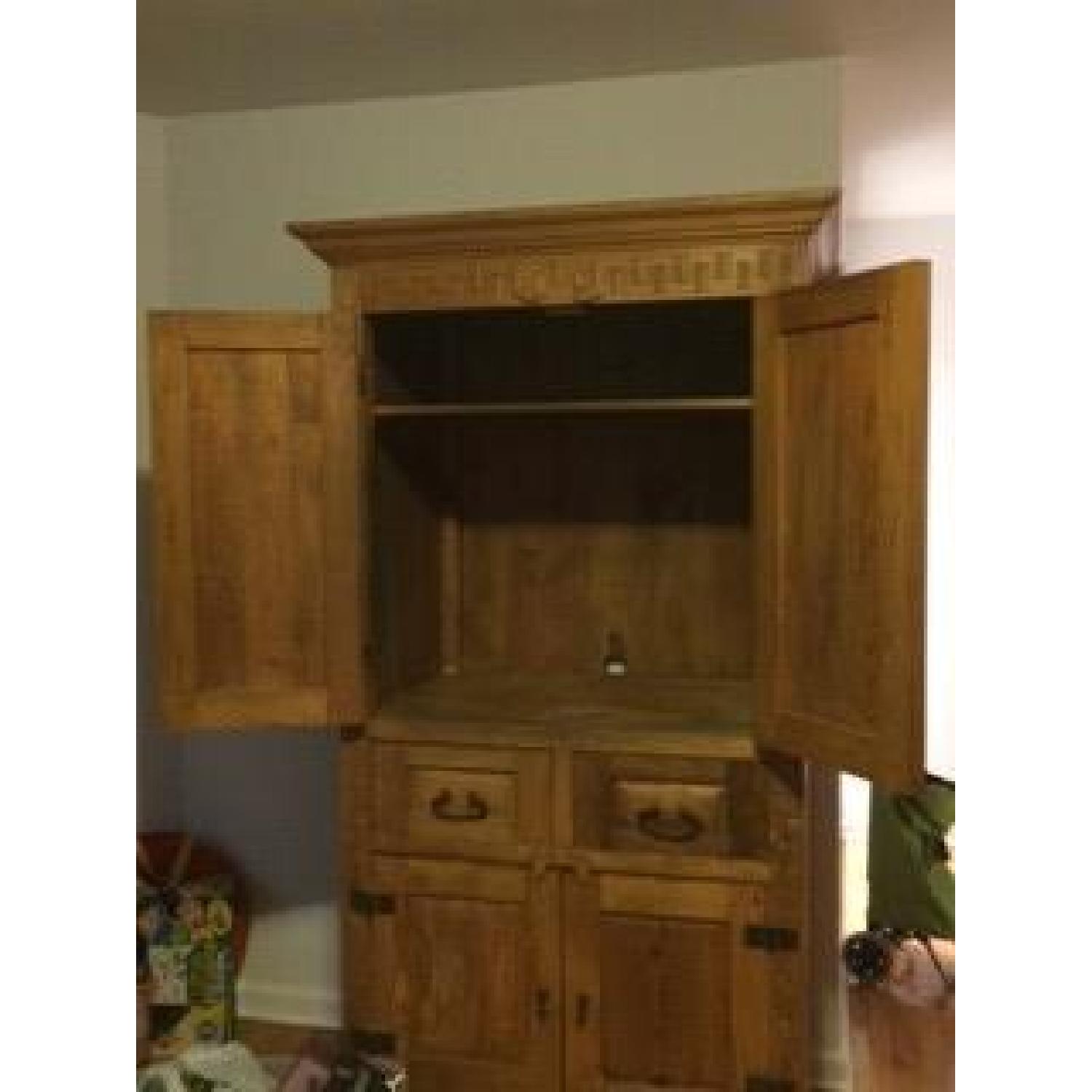 Southwestern Rustic Armoire - image-3