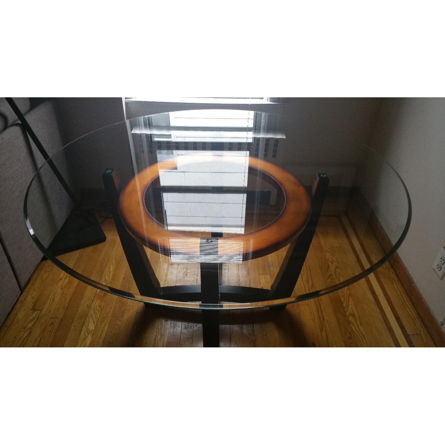 Round Glass Dining Room Table - image-2