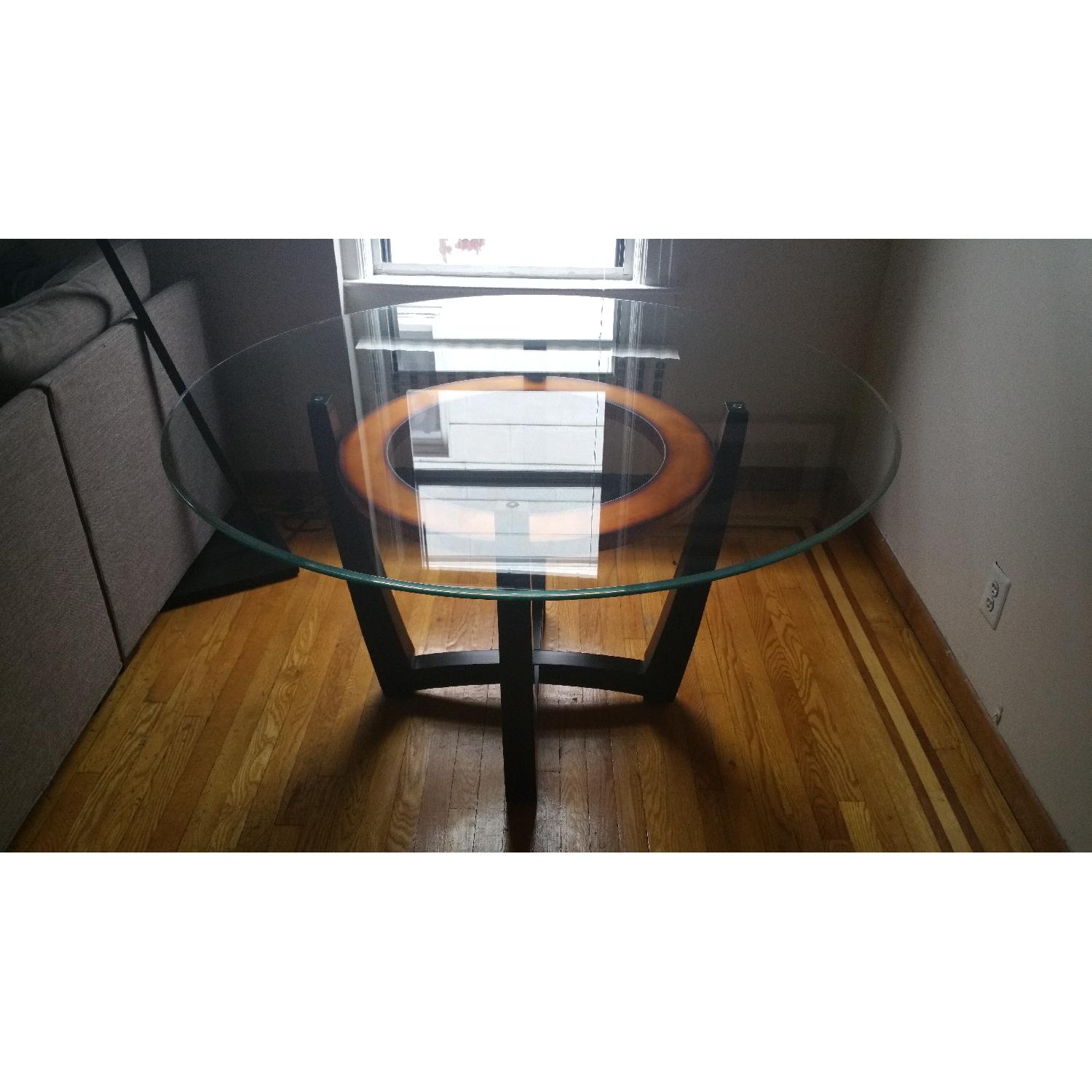 Round Glass Dining Room Table - image-3