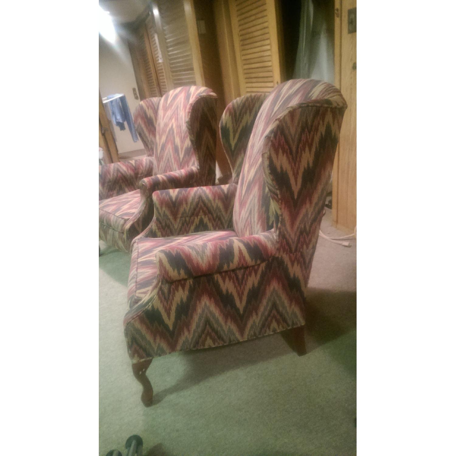 Retro Style Matching Sofa Accent Chairs - Set of 2 - image-2