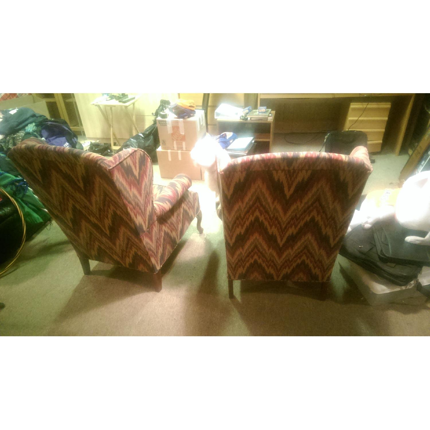 Retro Style Matching Sofa Accent Chairs - Set of 2 - image-4