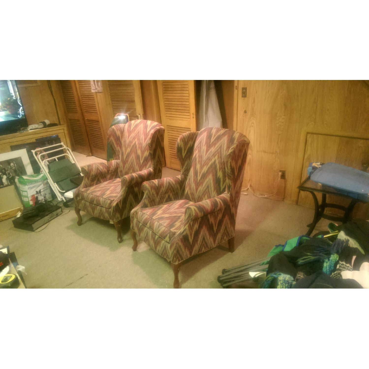 Retro Style Matching Sofa Accent Chairs - Set of 2 - image-5