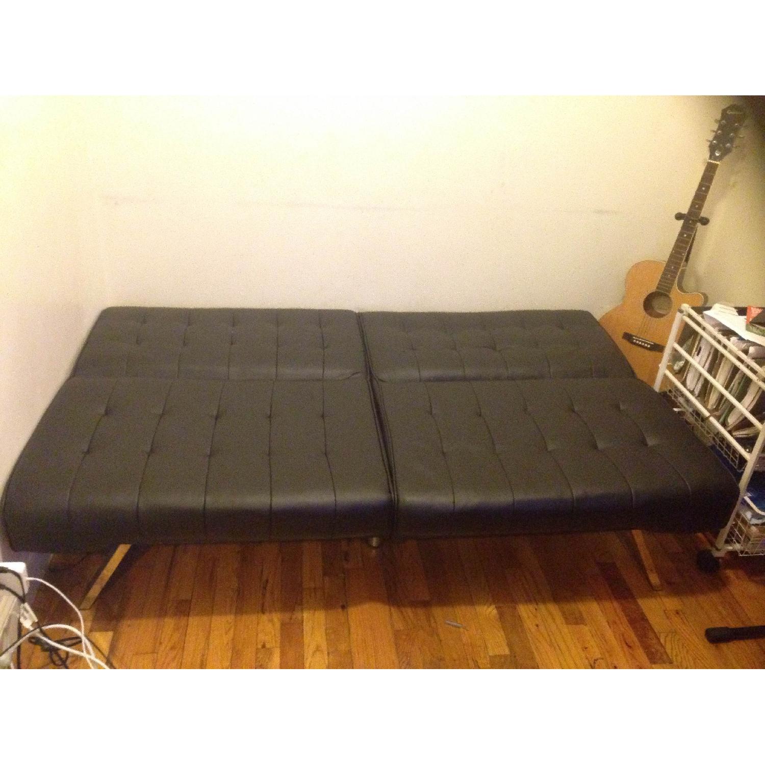 Mainstays Connectrix Black Futon Sofa Bed - image-3