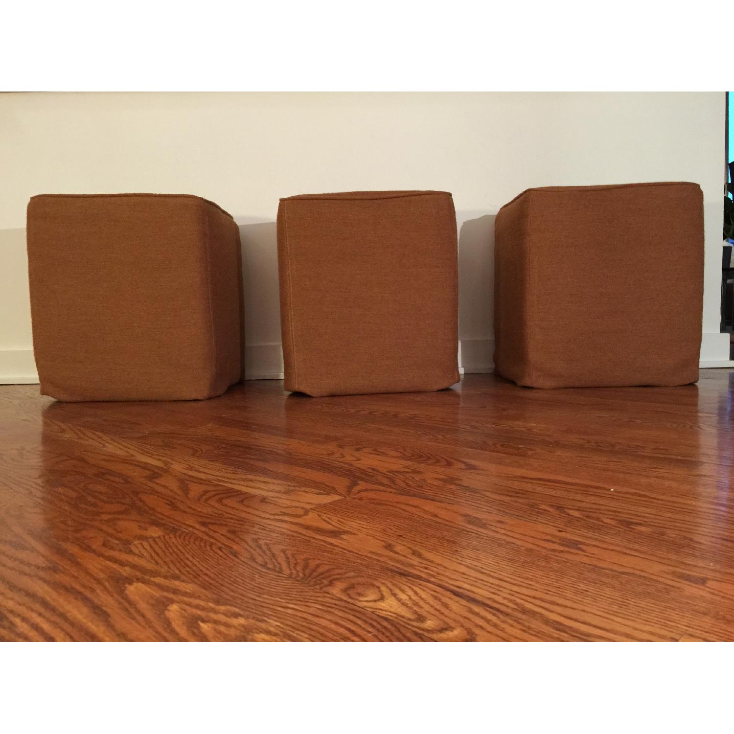 Custom Slipcoverd Cubes/Ottomans/Stools - 3 Available - image-4