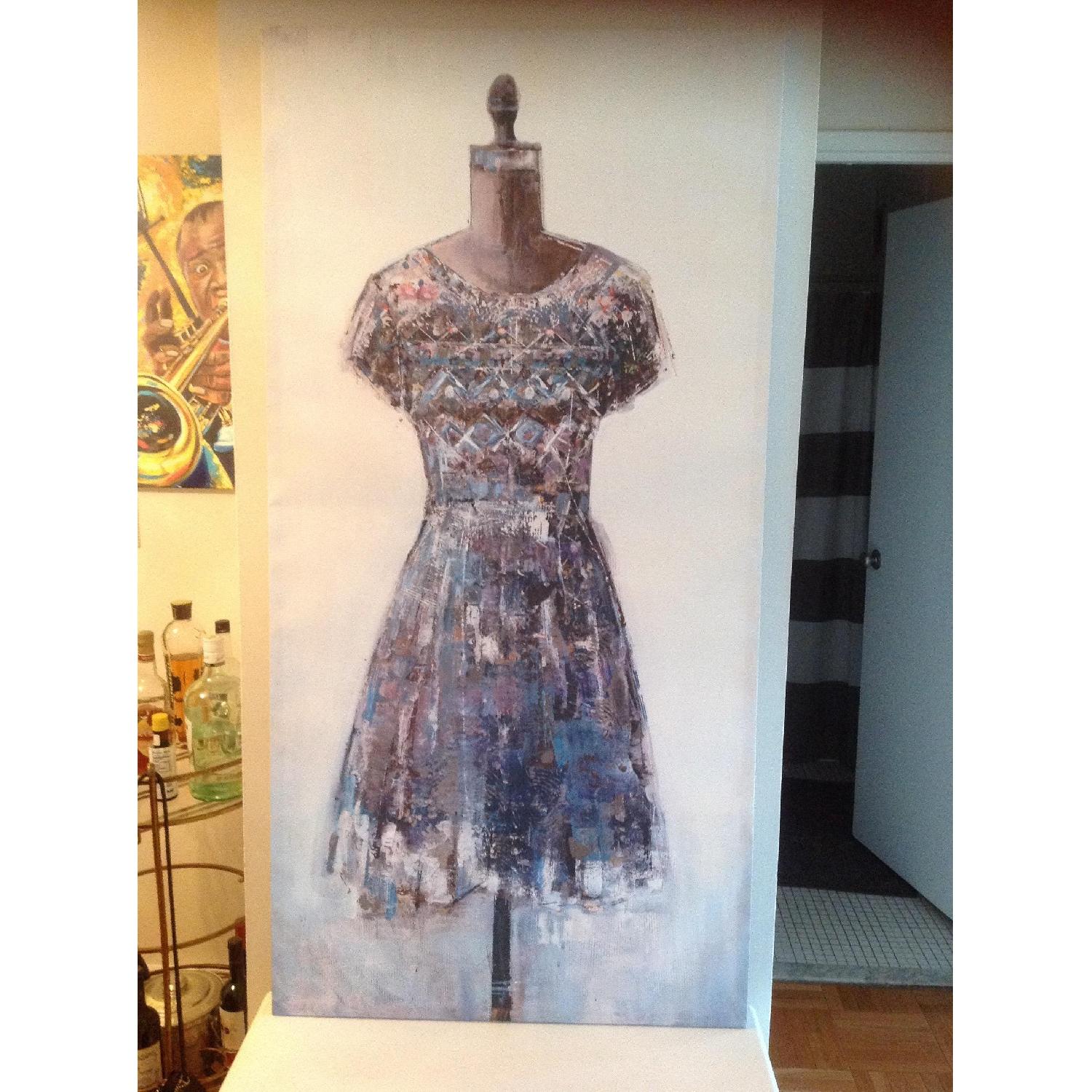 Large Screen Print of Dress - image-1