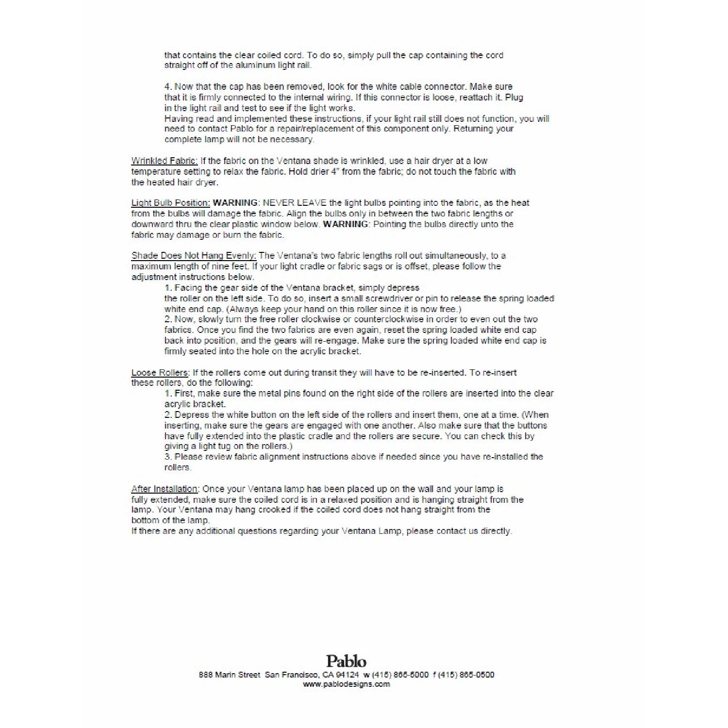 Pablo Pardo Designs Ventana Wall/Ceiling Mountable Retractable Curtain Light - image-8