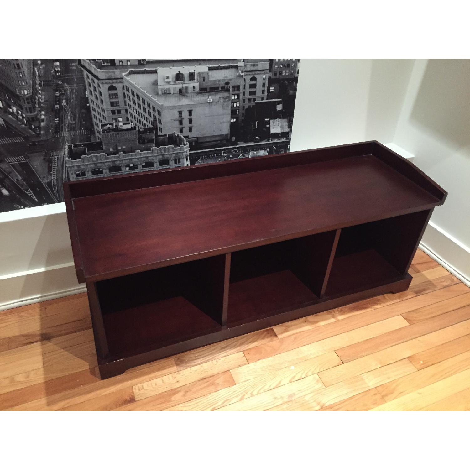 Pottery Barn Samantha Bench in Mahogany - image-1