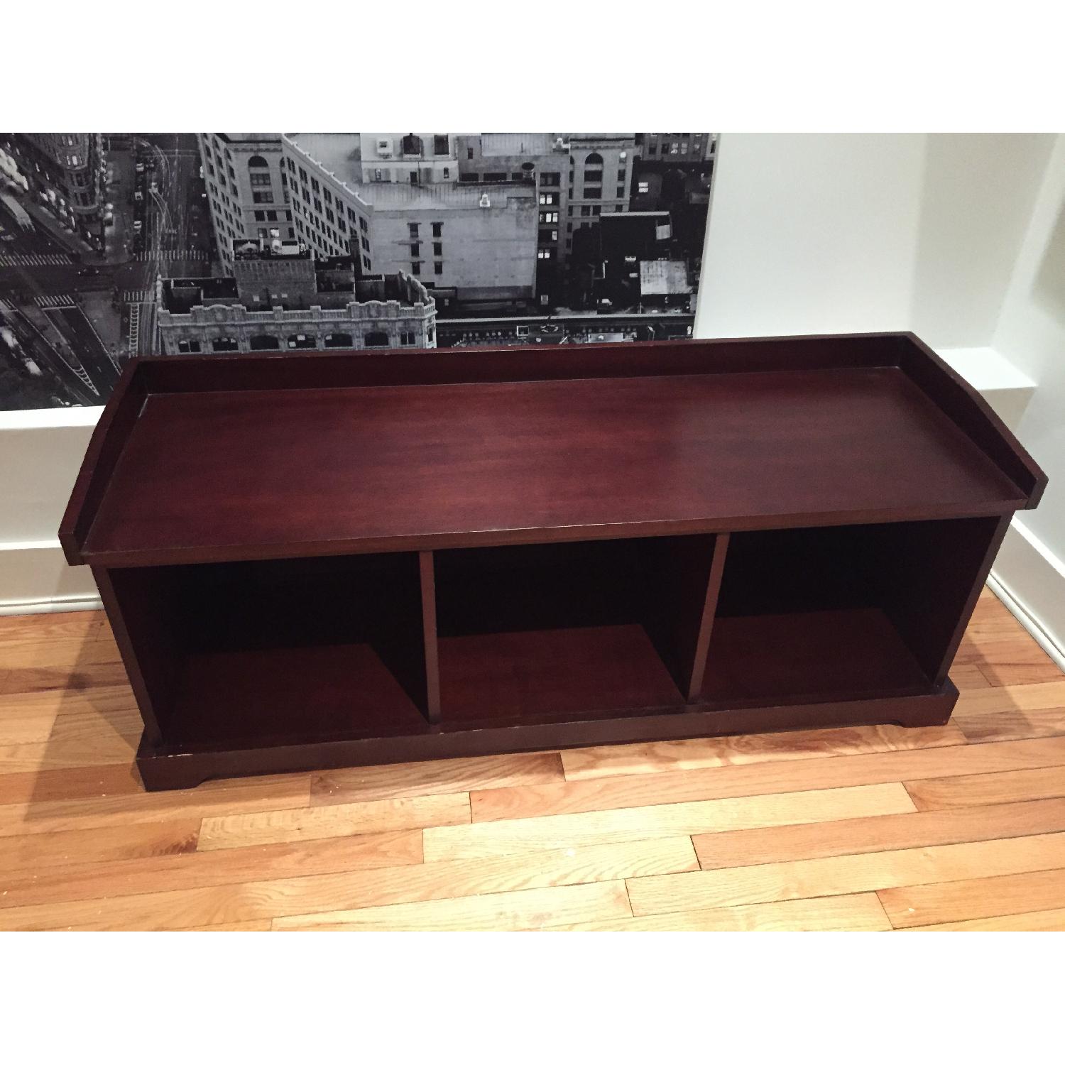 Pottery Barn Samantha Bench in Mahogany - image-5