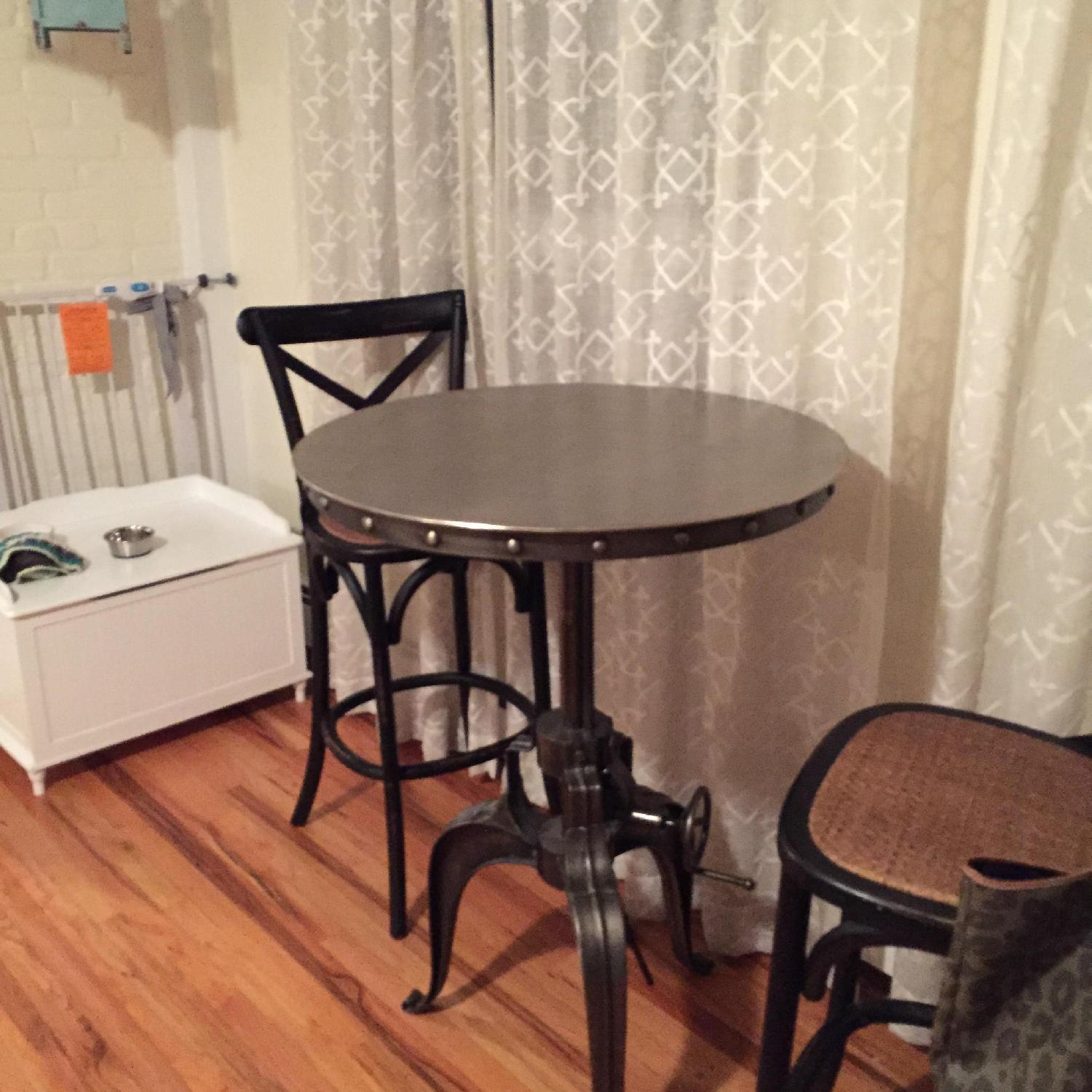 Arhaus 3 Piece Bar Height Dining Set - image-1