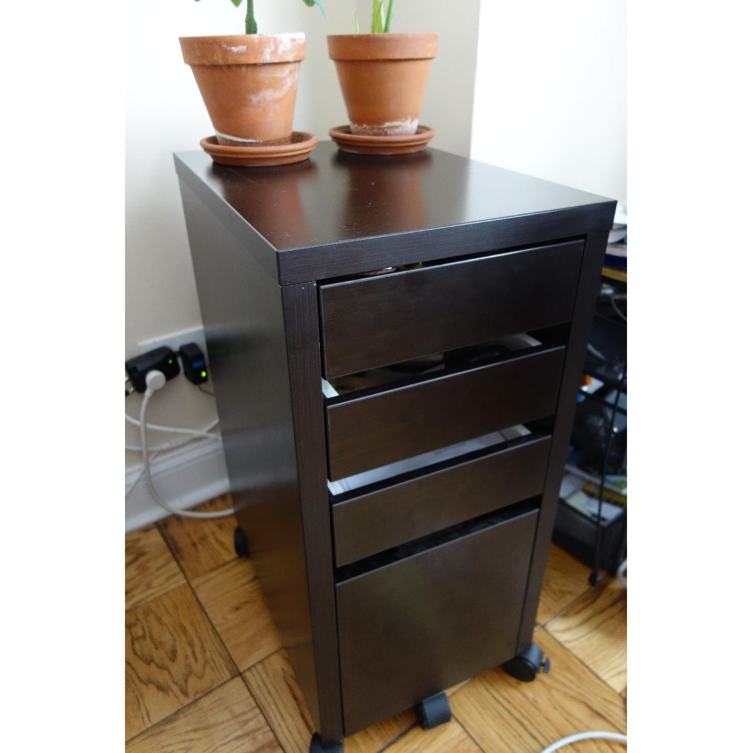 Ikea Desk + Drawer Unit AptDeco