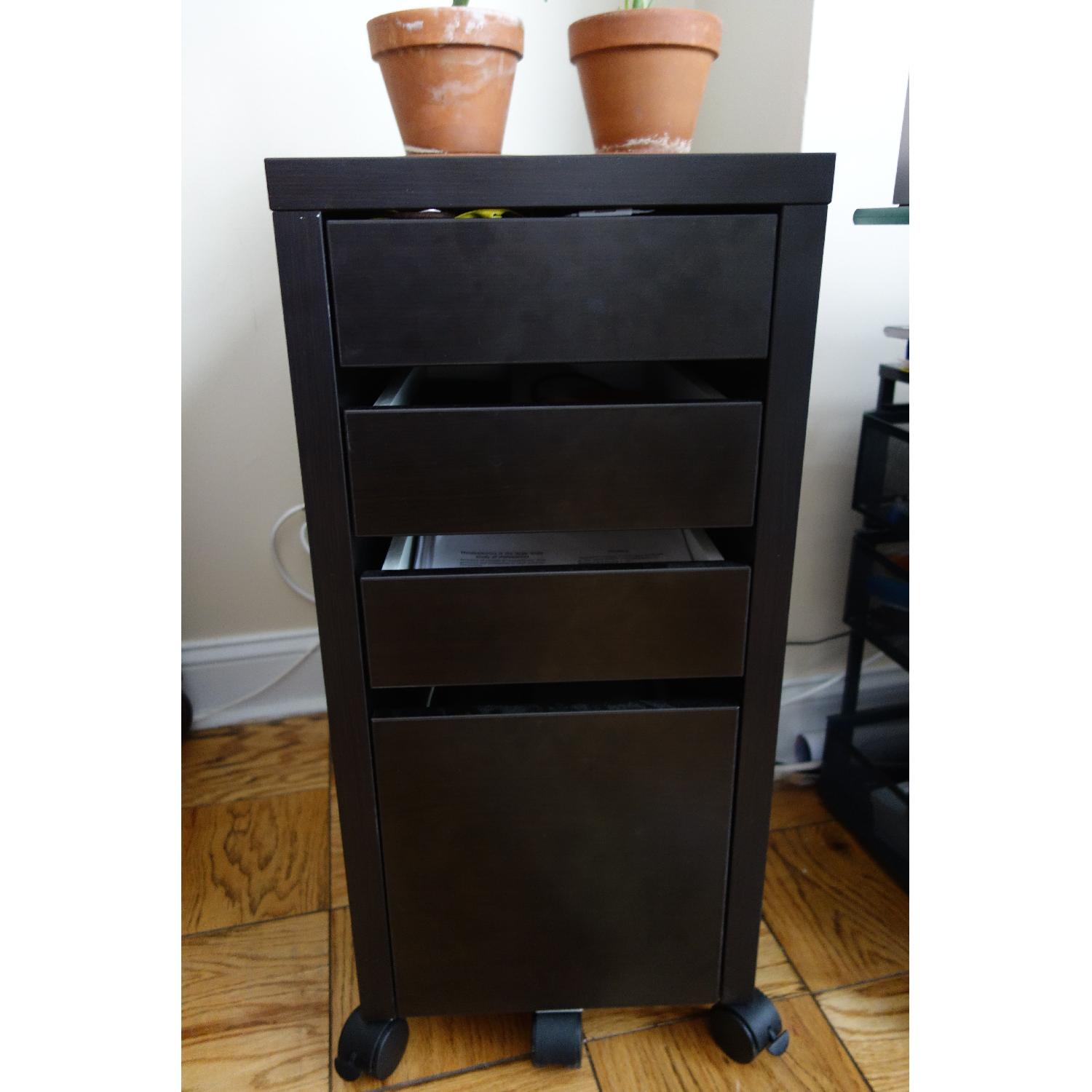 Ikea Desk + Drawer Unit AptDeco