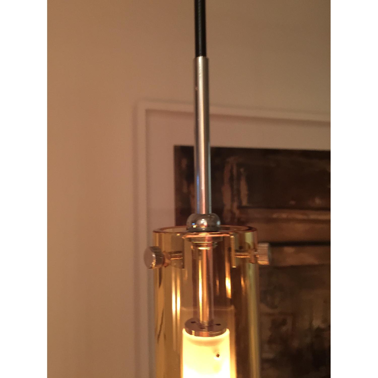Tech Lighting Glass Pendant Lights - Set of 3 - image-4