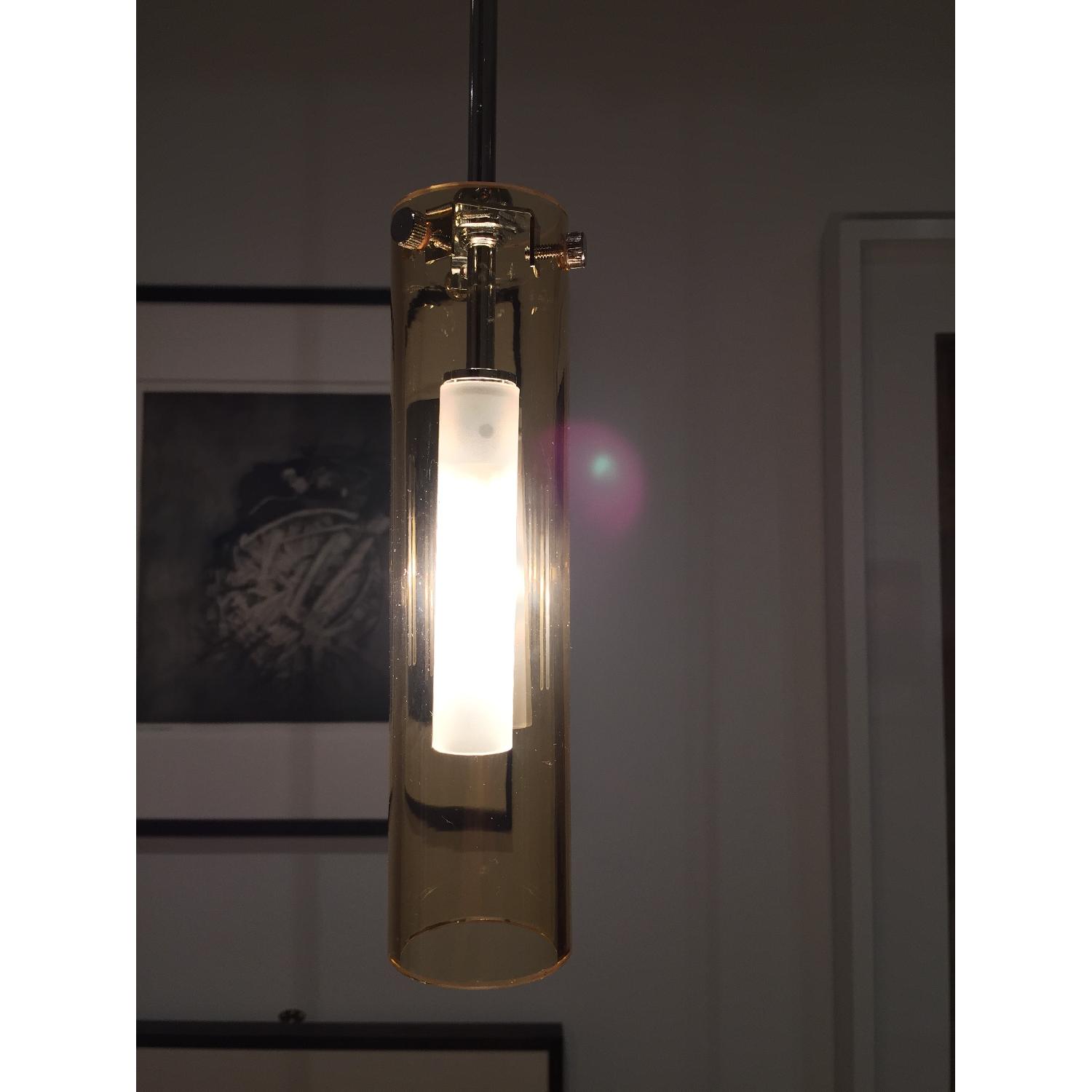 Tech Lighting Glass Pendant Lights - Set of 3 - image-5