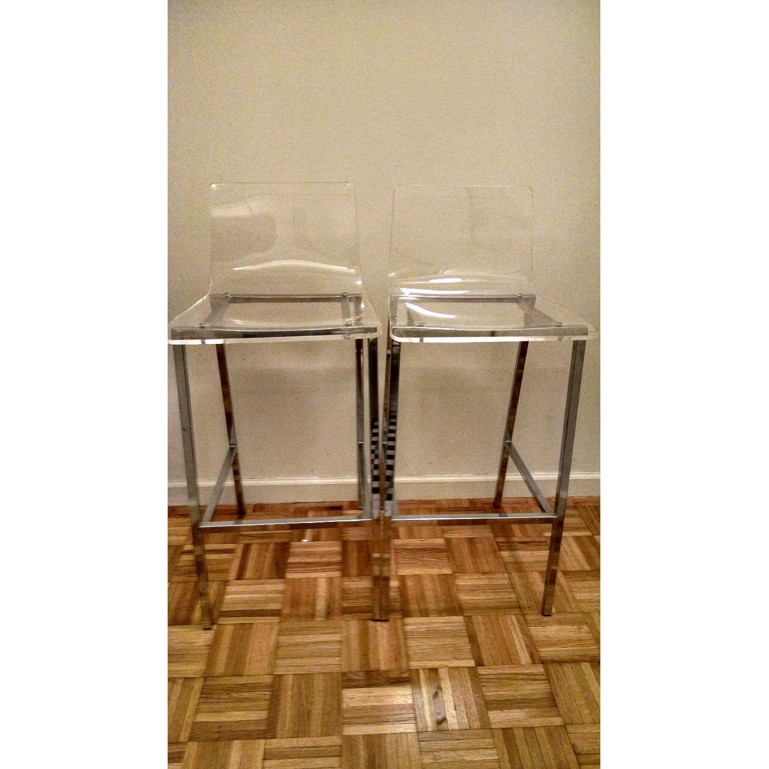 CB2 Vapor Bar Stools - Set of 2 - image-2