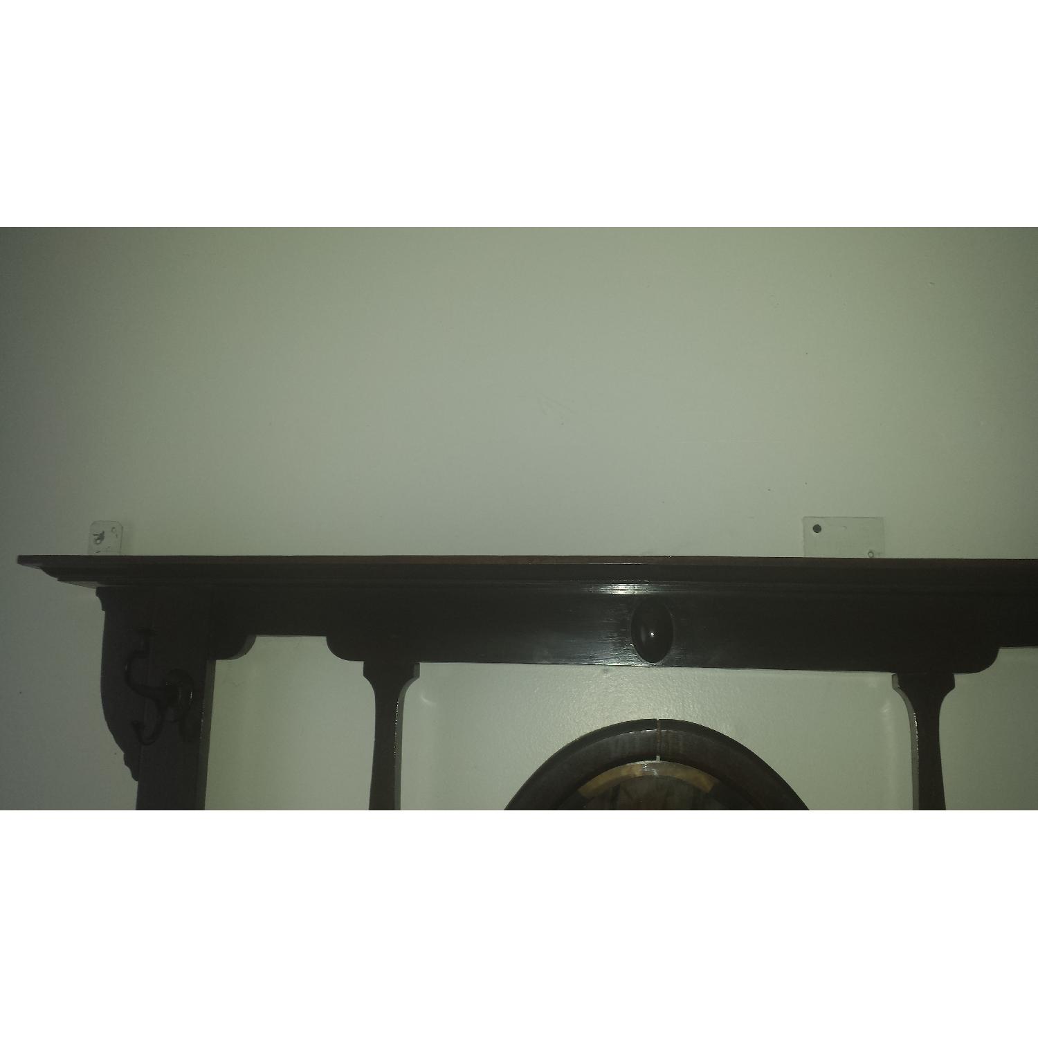 Chic Dark Wood Wall Unit/Vanity - image-3