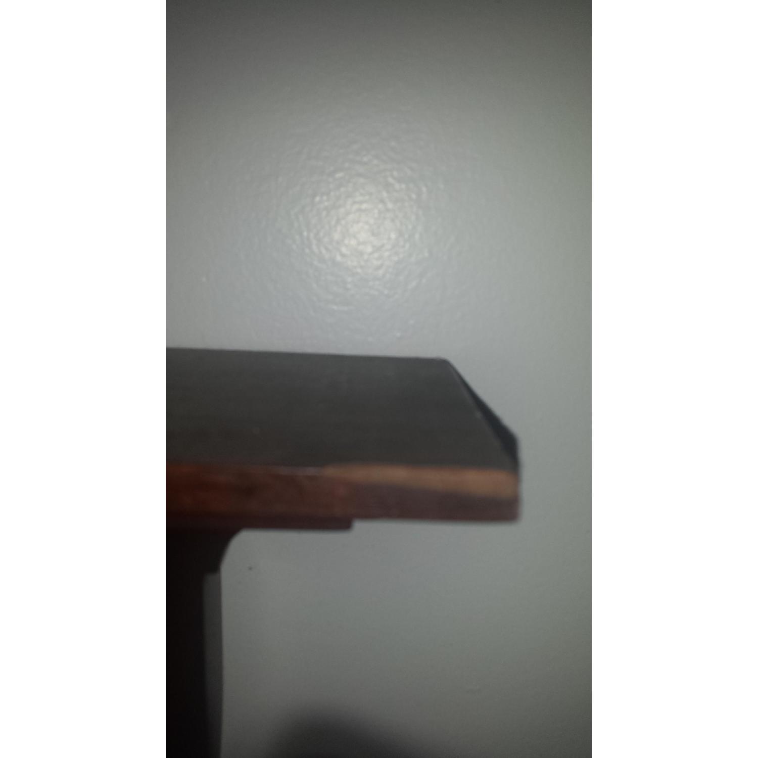 Chic Dark Wood Wall Unit/Vanity - image-4