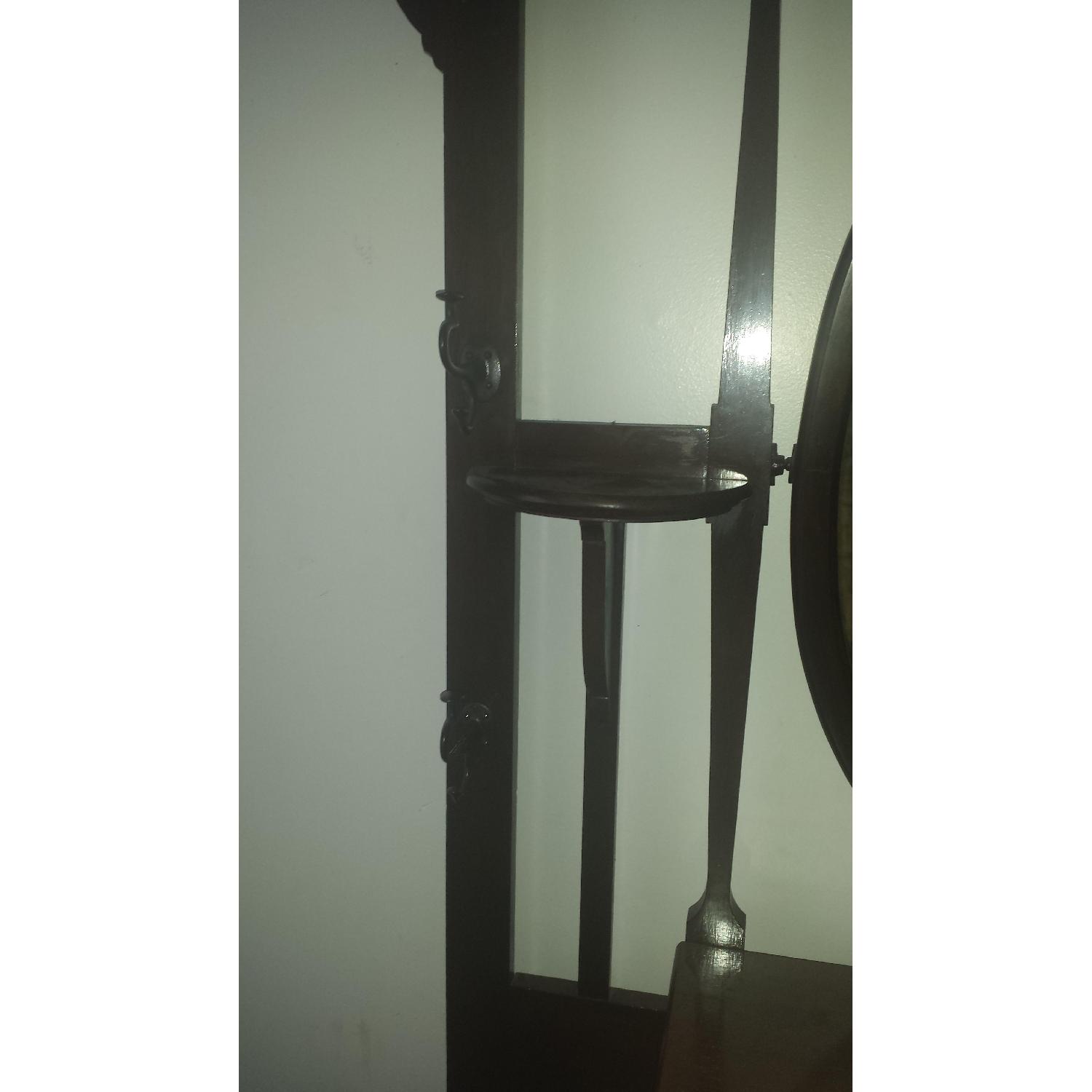 Chic Dark Wood Wall Unit/Vanity - image-5