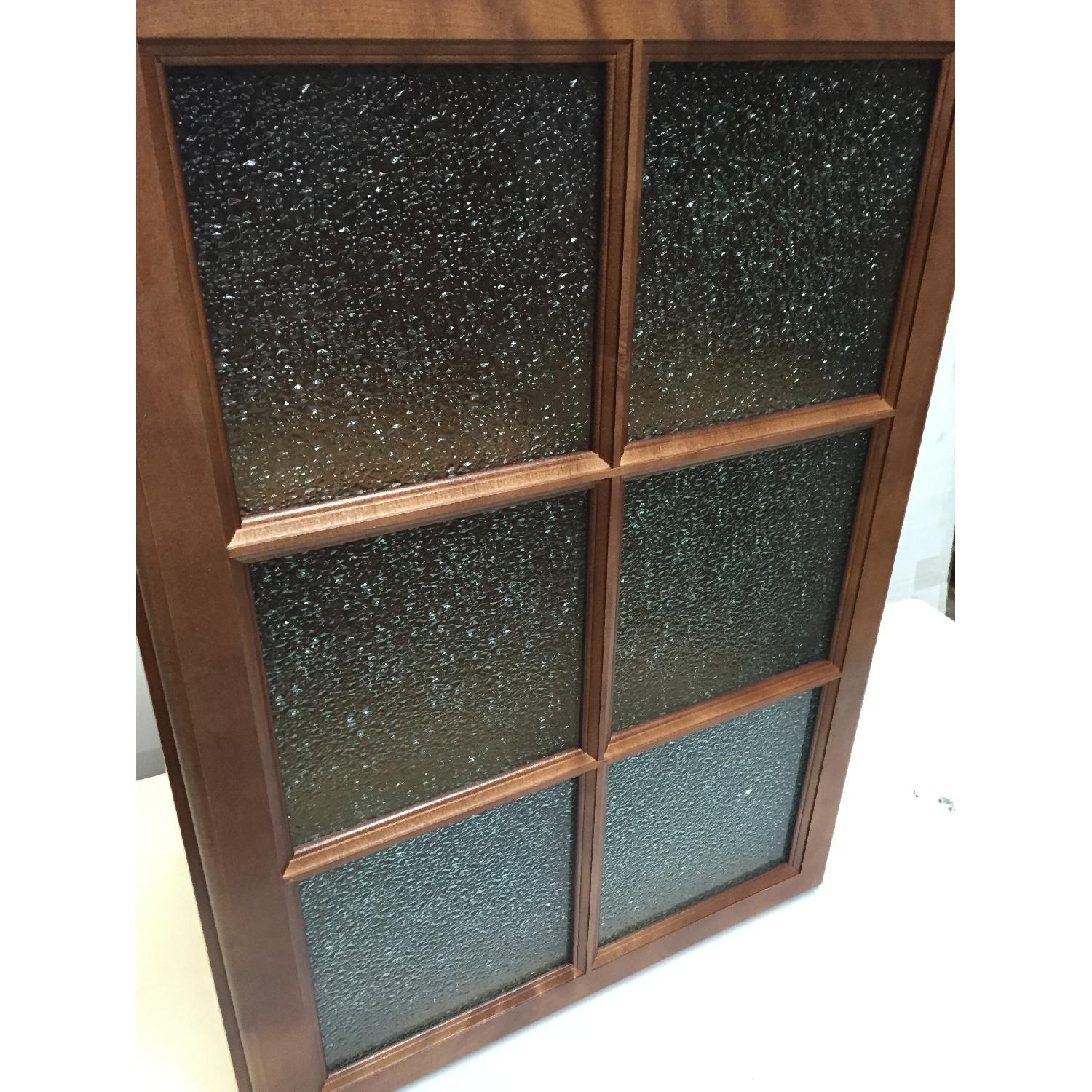Maple Cabinet with Glass Doors - image-2